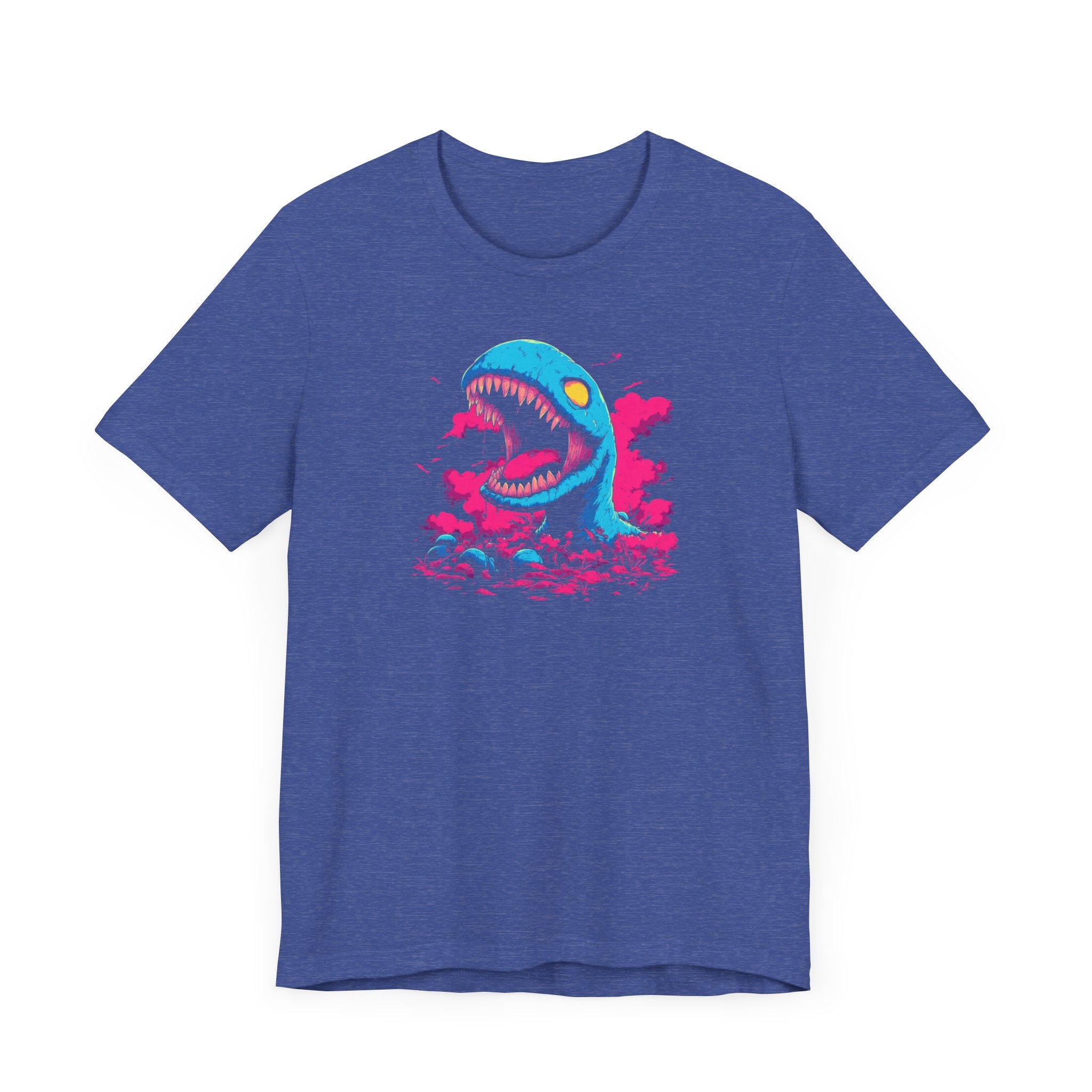 Neon Dino Roar Graphic Tee