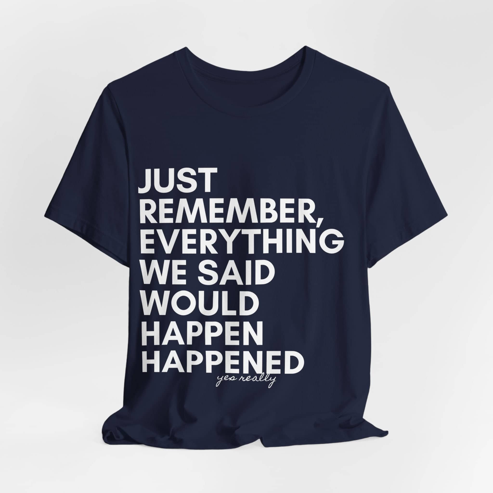 Predictive Proverbs Tee Top Centered Unisex Jersey Short Sleeve Tee