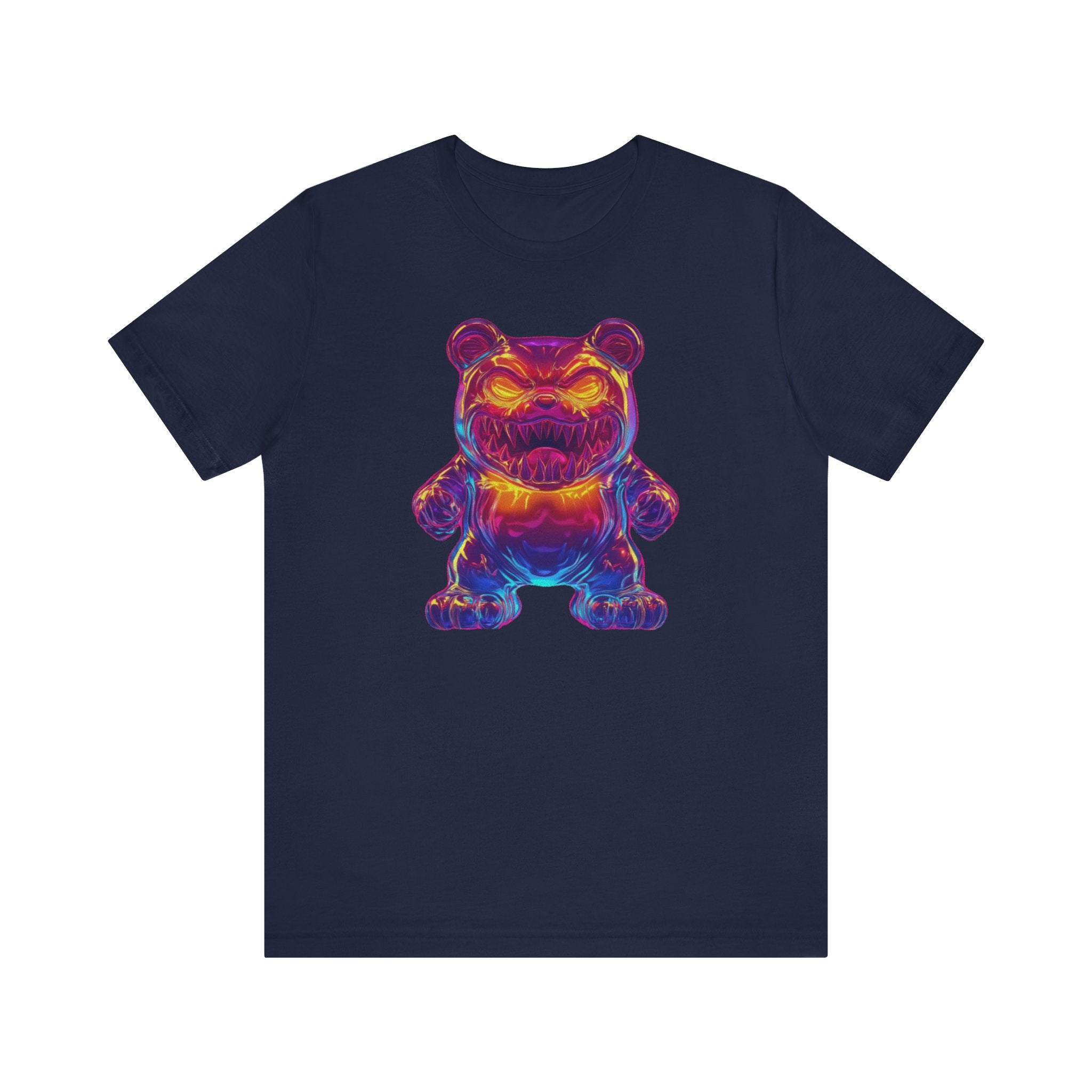 Neon Monster Bear T-Shirt Bold and Playful Design