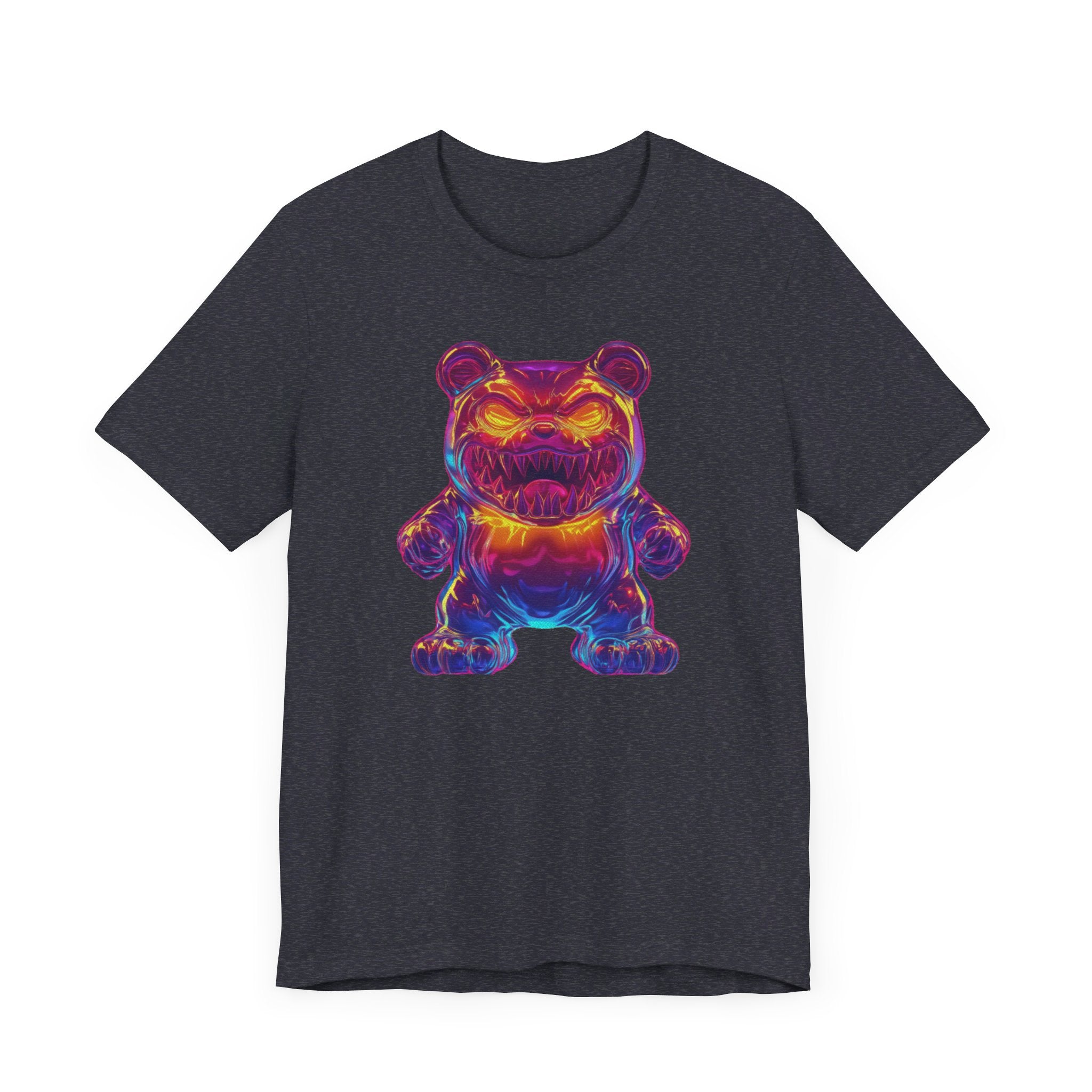 Neon Monster Bear T-Shirt Bold and Playful Design