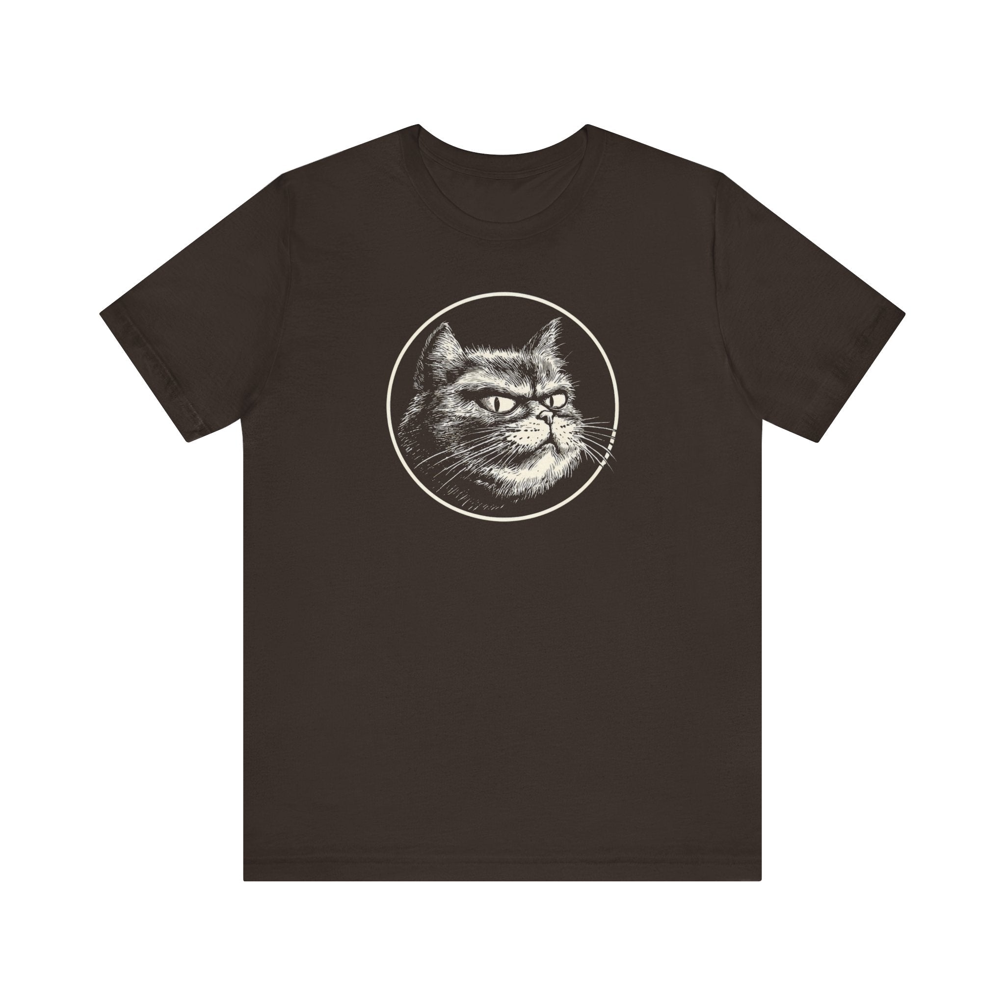 Grumpy Cat Graphic Tee – Vintage Style Cat Lover Shirt