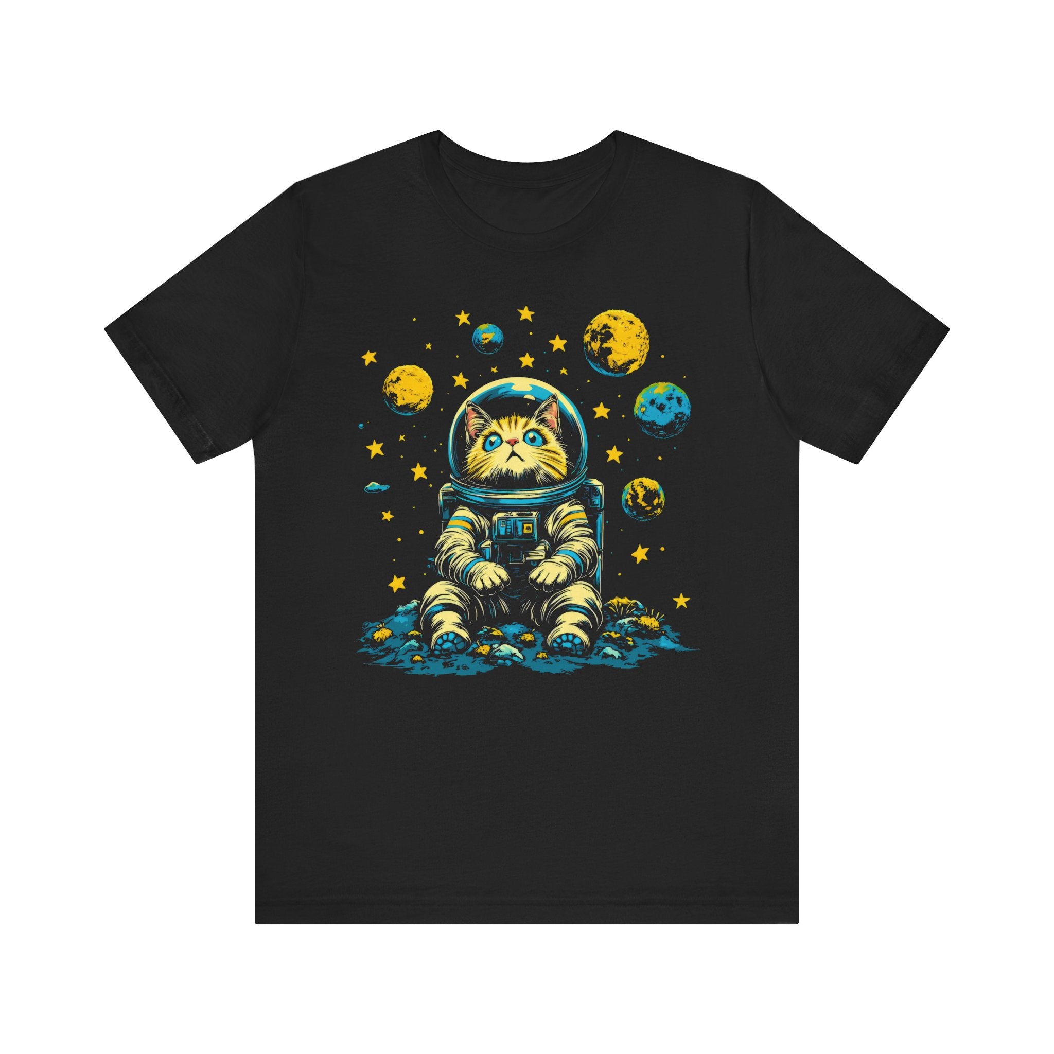 Cosmic Cat Astronaut T-Shirt