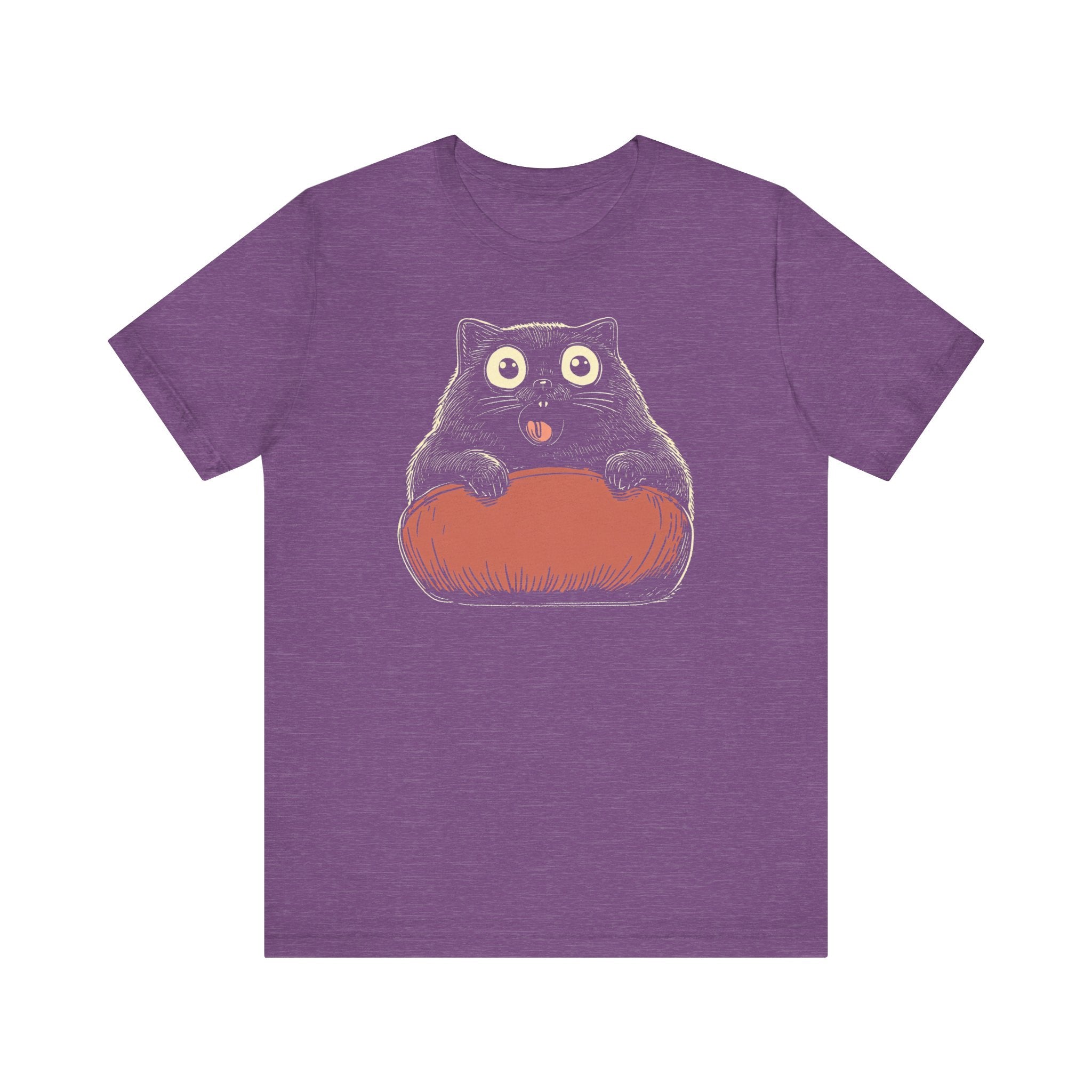 Quirky Cat on Pillow Graphic Tee
