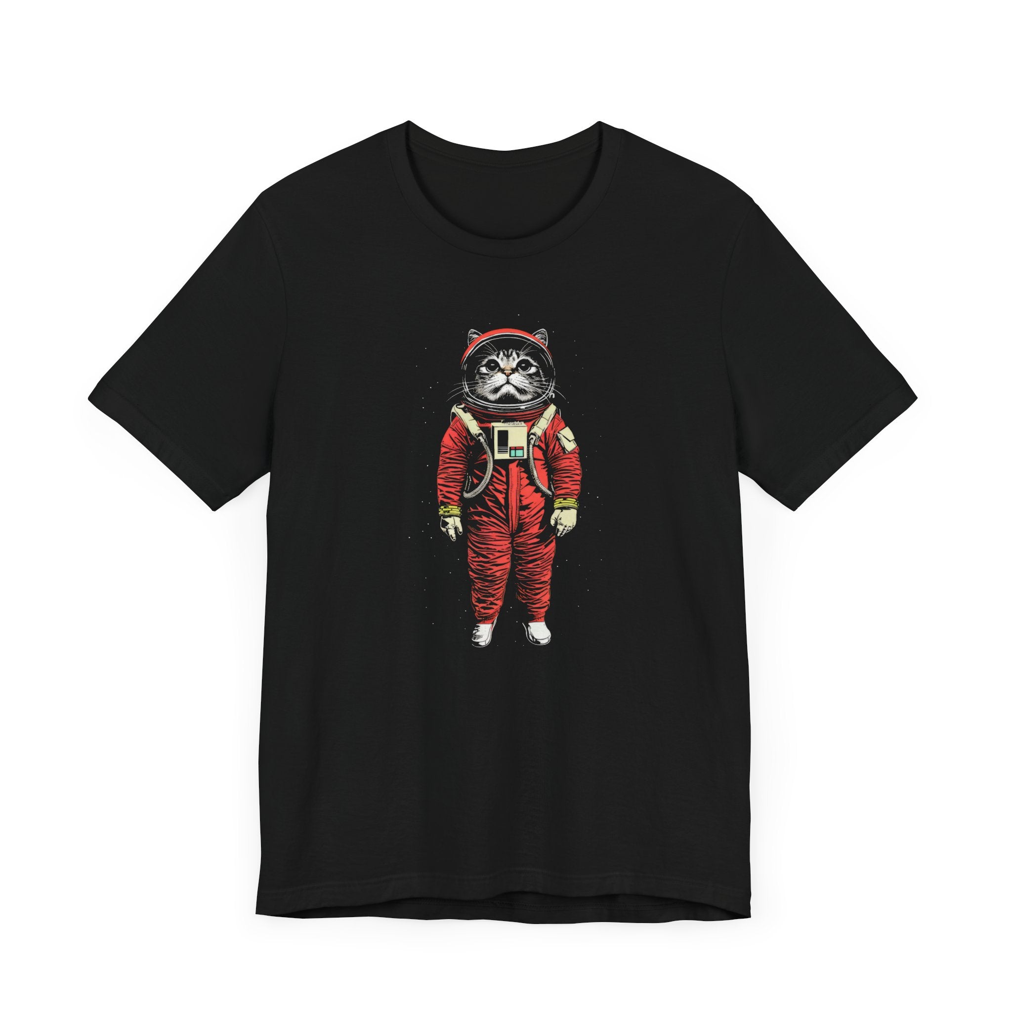 Adorable Cat Astronaut Graphic Tee