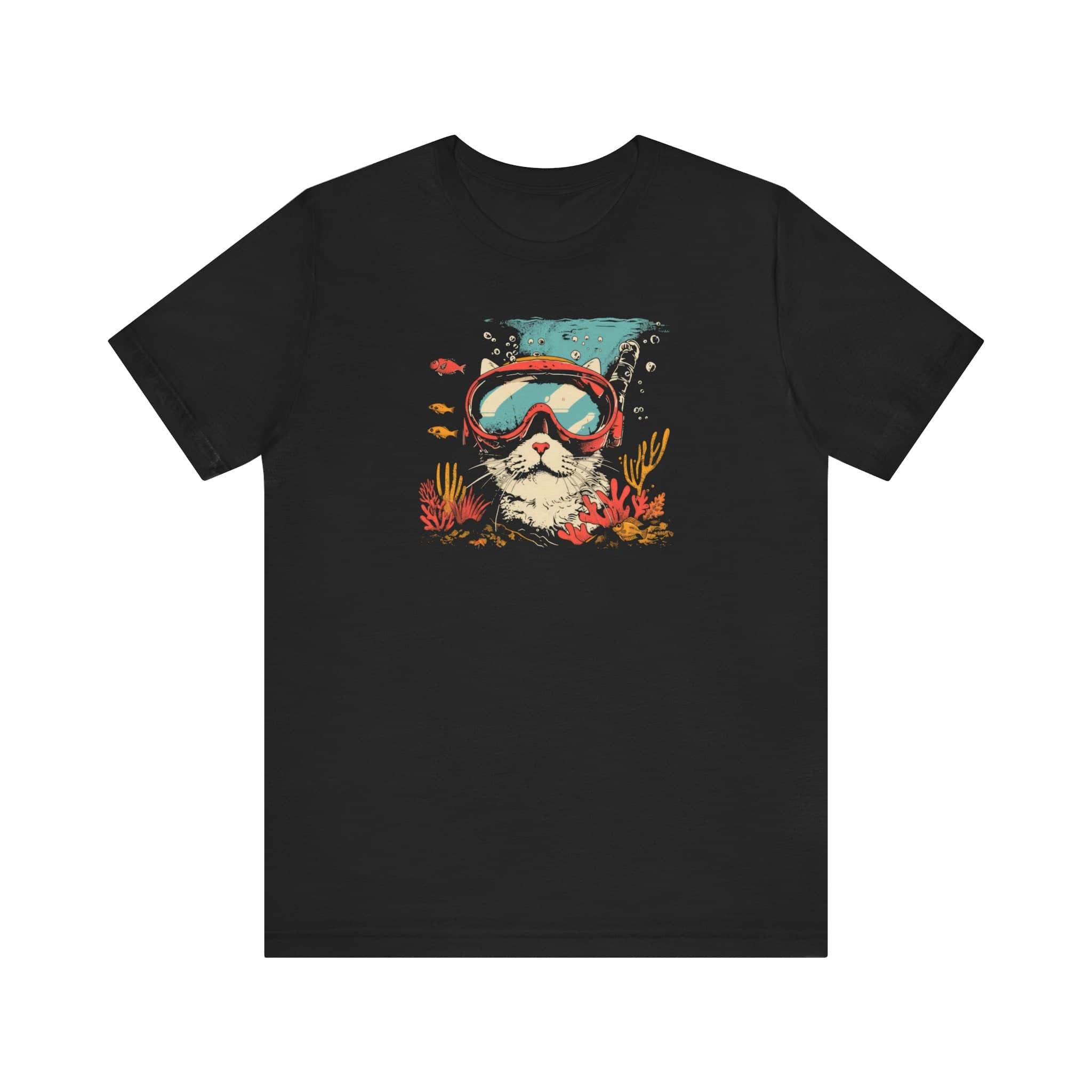 Scuba Diving Cat T-Shirt