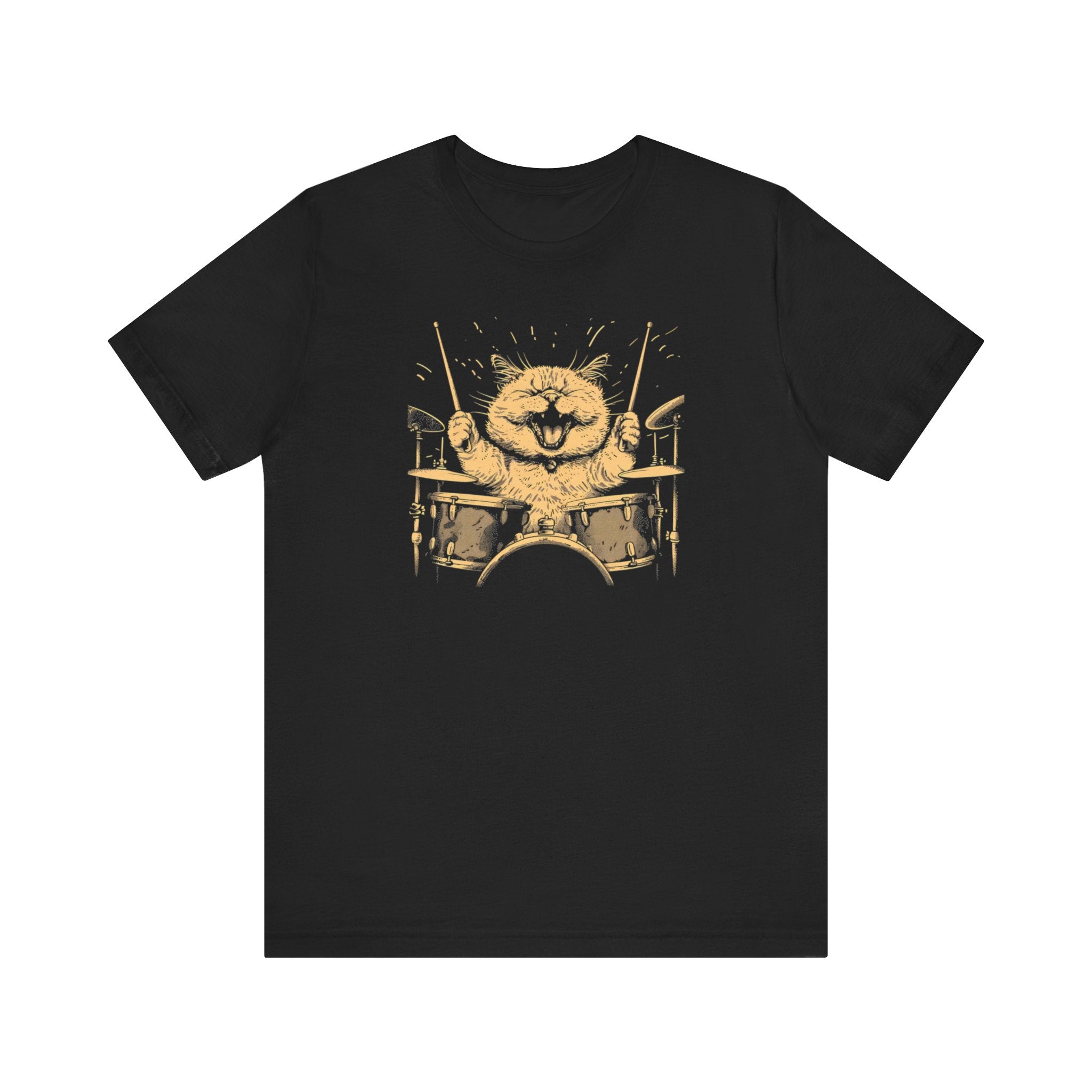 Drumming Cat T-Shirt