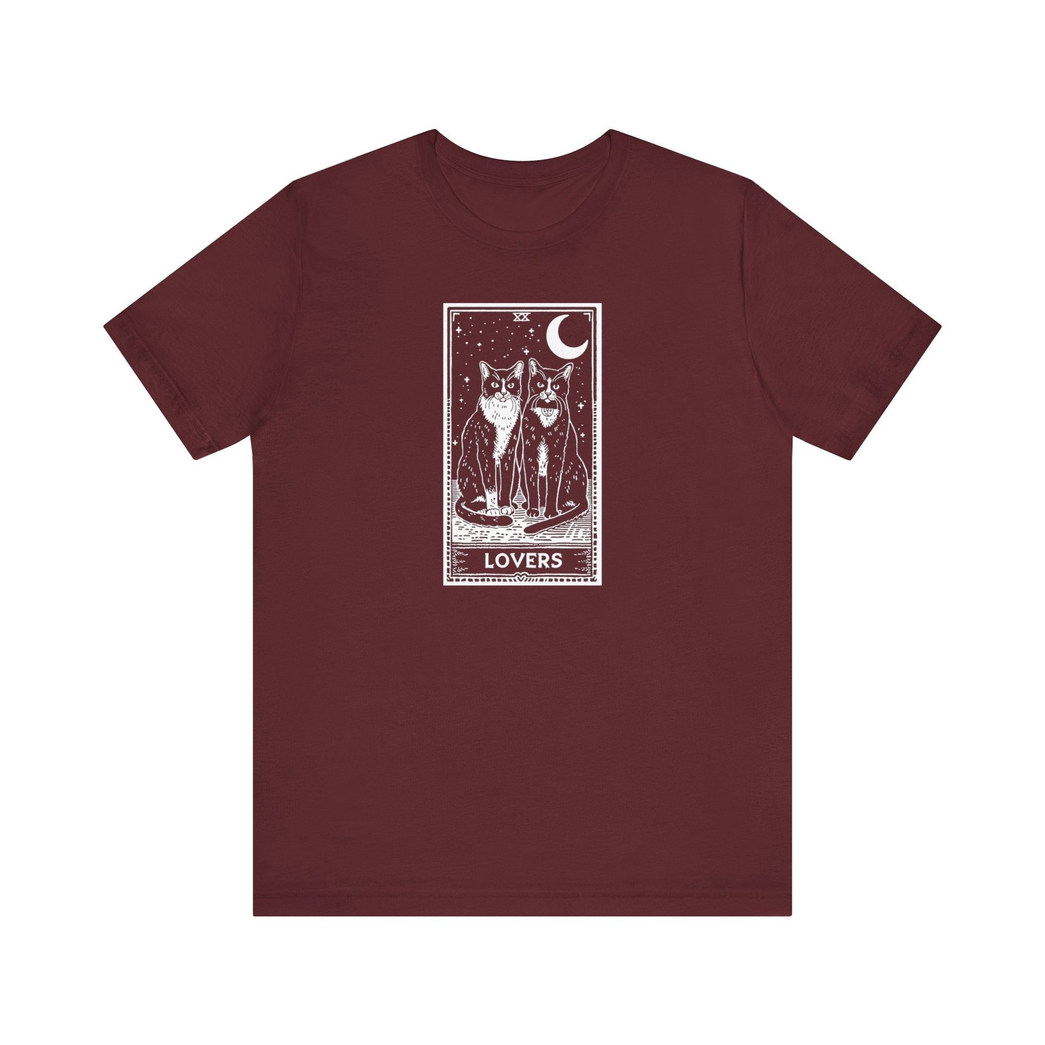 Lovers Tarot Cat T-Shirt