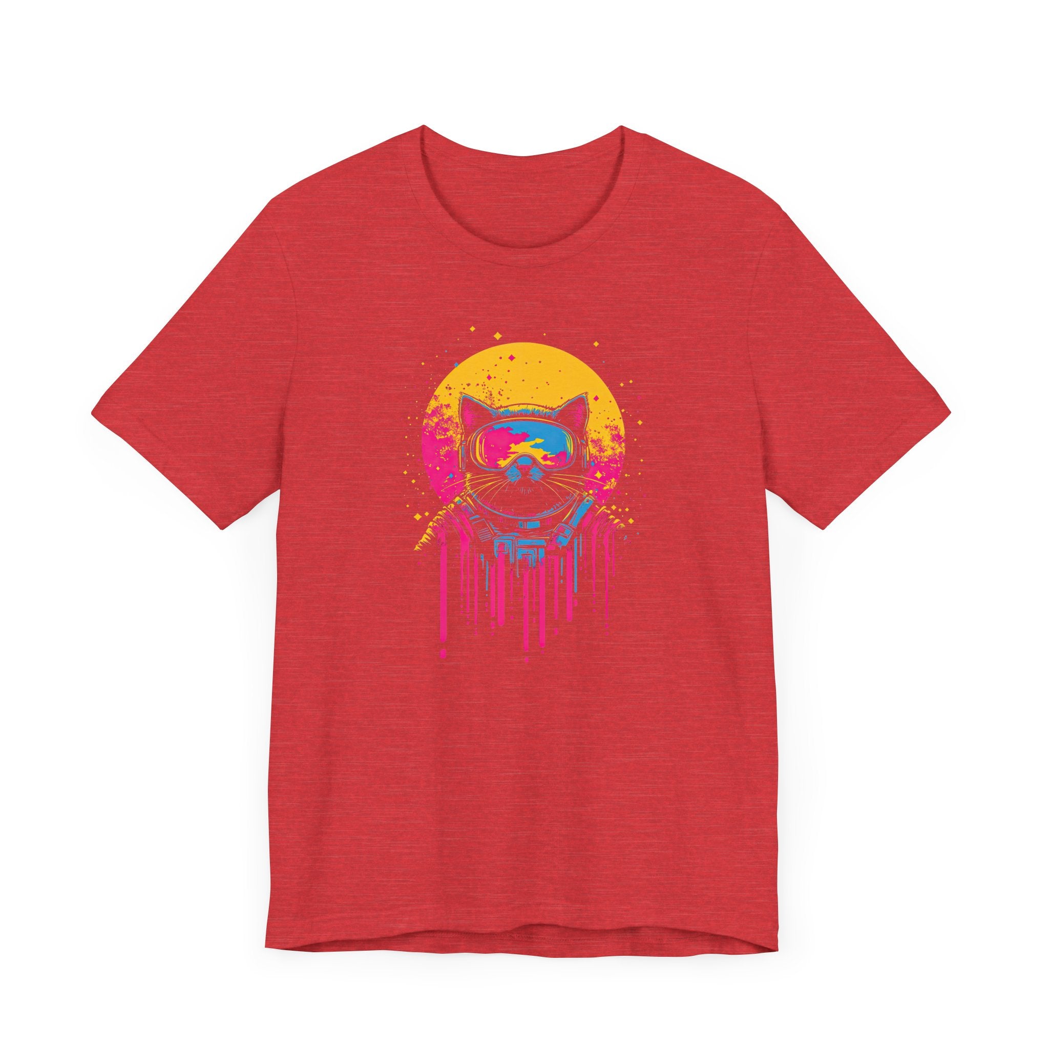 Retro Futuristic Cat T-Shirt