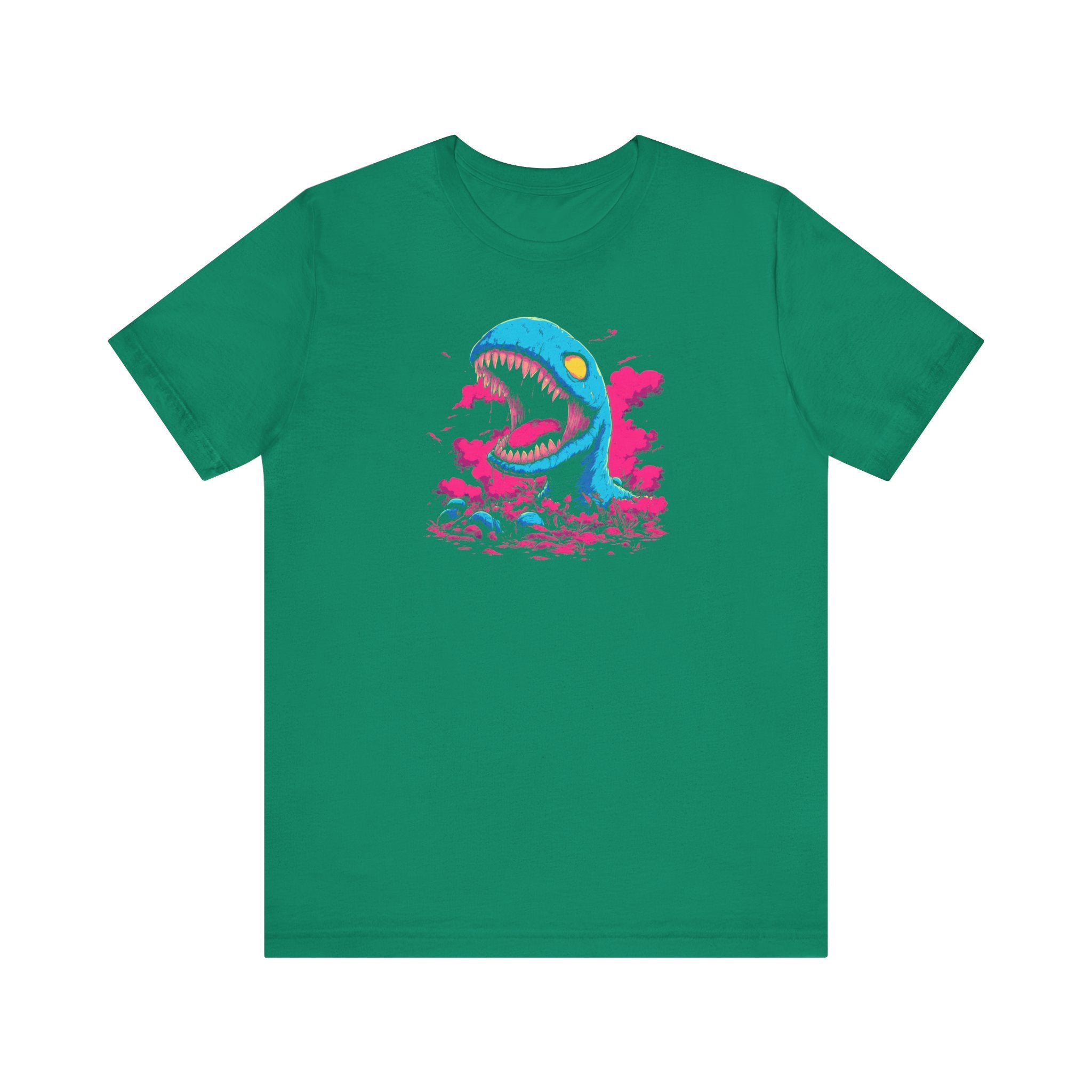 Neon Dino Roar Graphic Tee