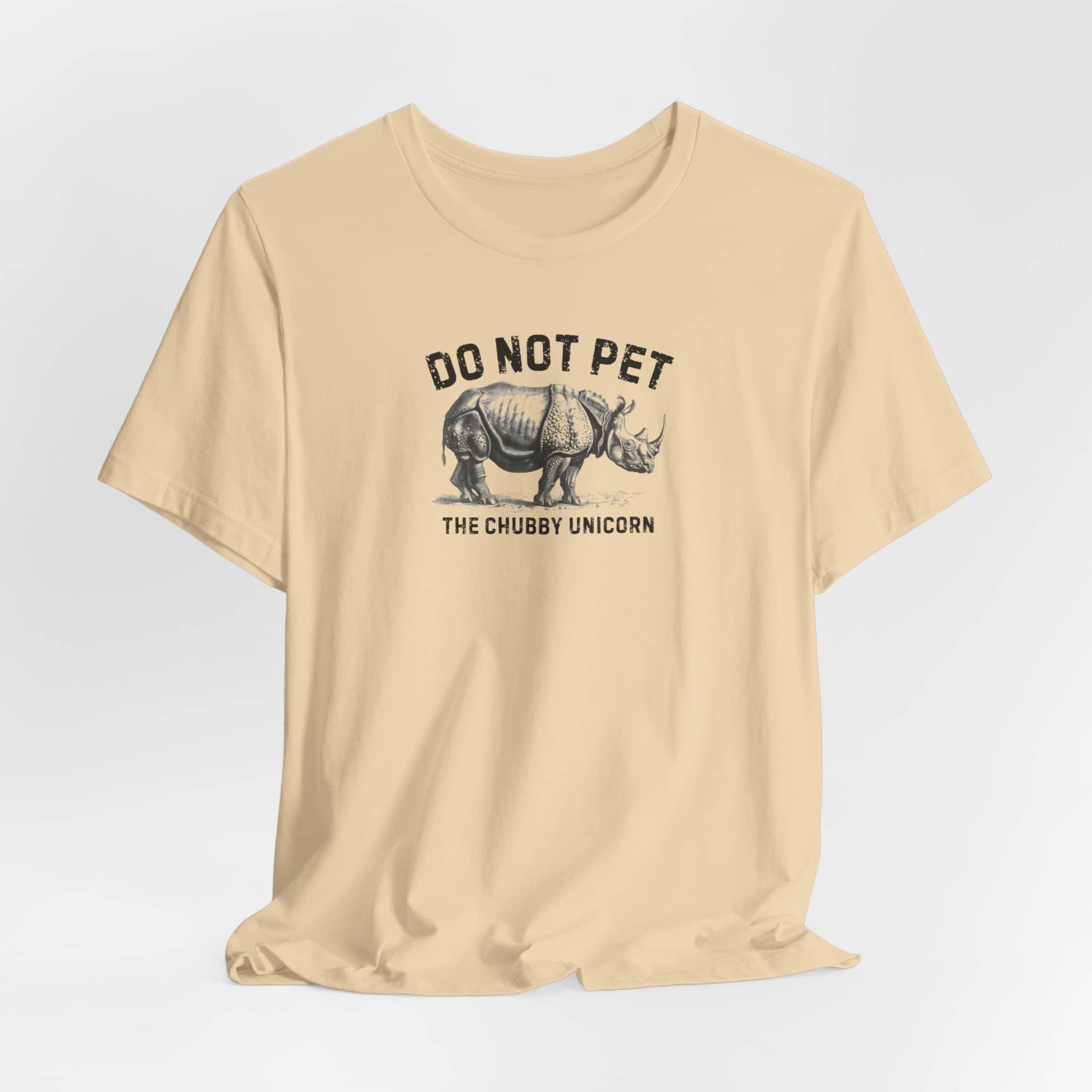 Do Not Pet The Chubby Unicorn Shirt Funny Rhino Lover Tee (XS to 5XL Edition)