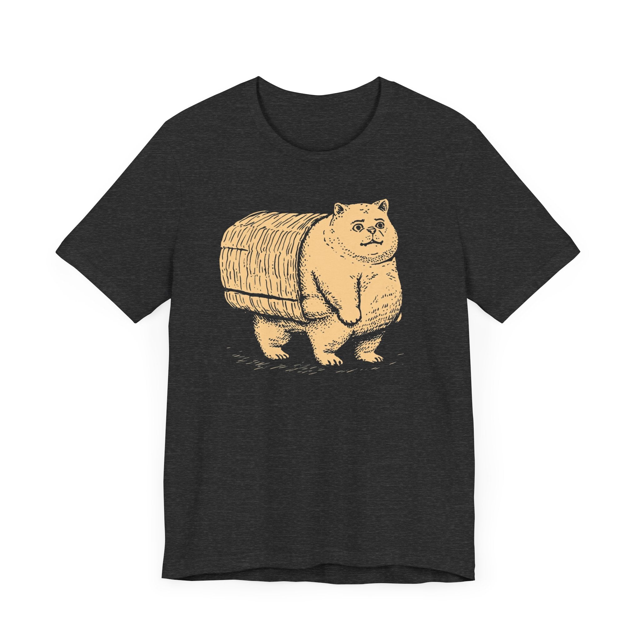 Cat Carrying Basket Graphic Tee