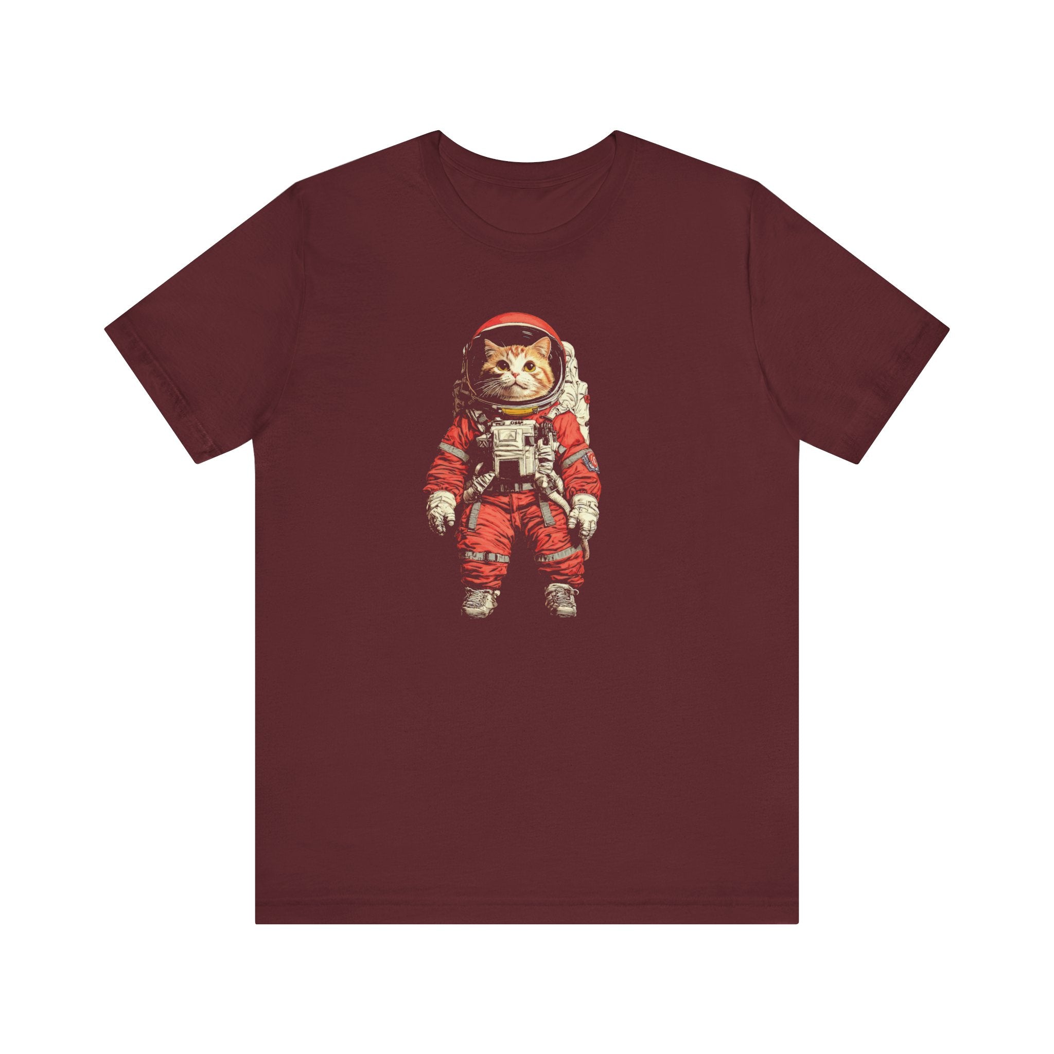 Courageous Cat Astronaut Graphic Tee