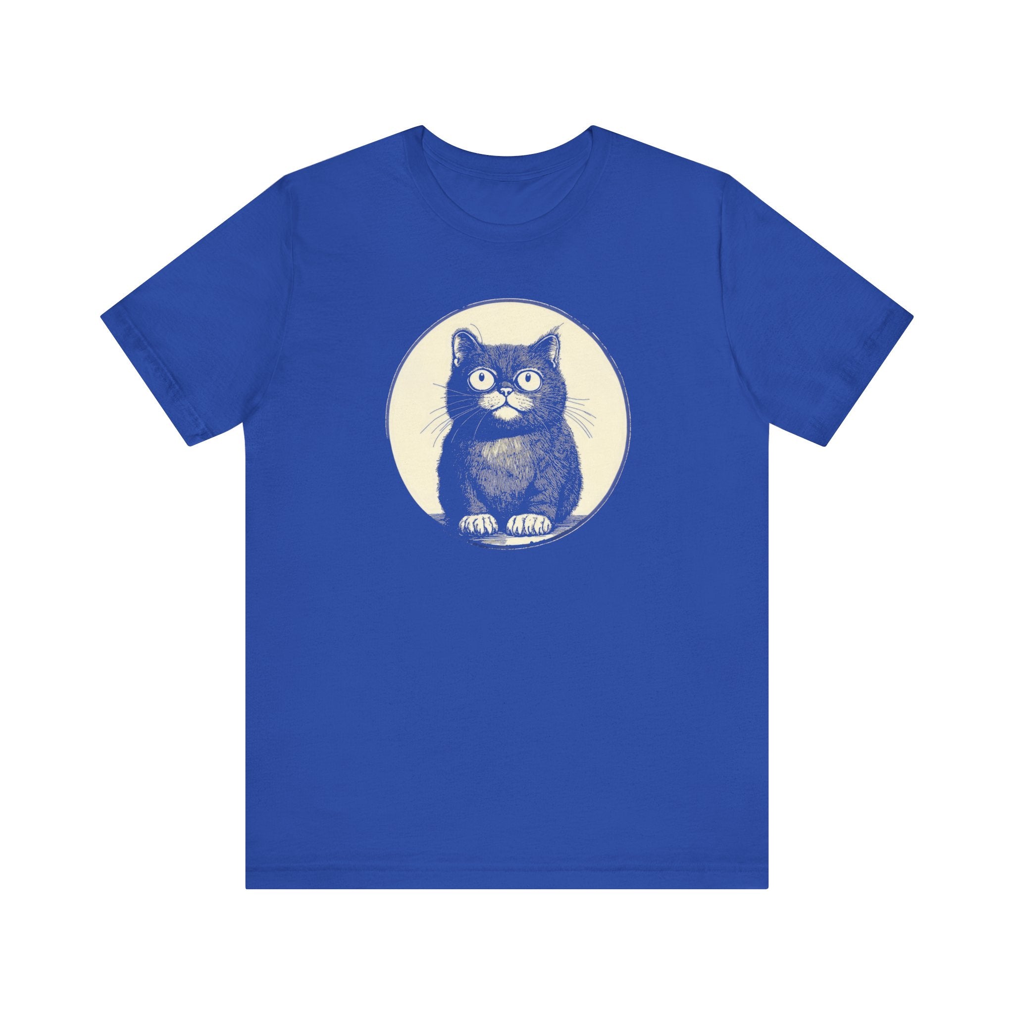 Cute Cat Graphic Tee – Vintage Style Cat Lover Shirt