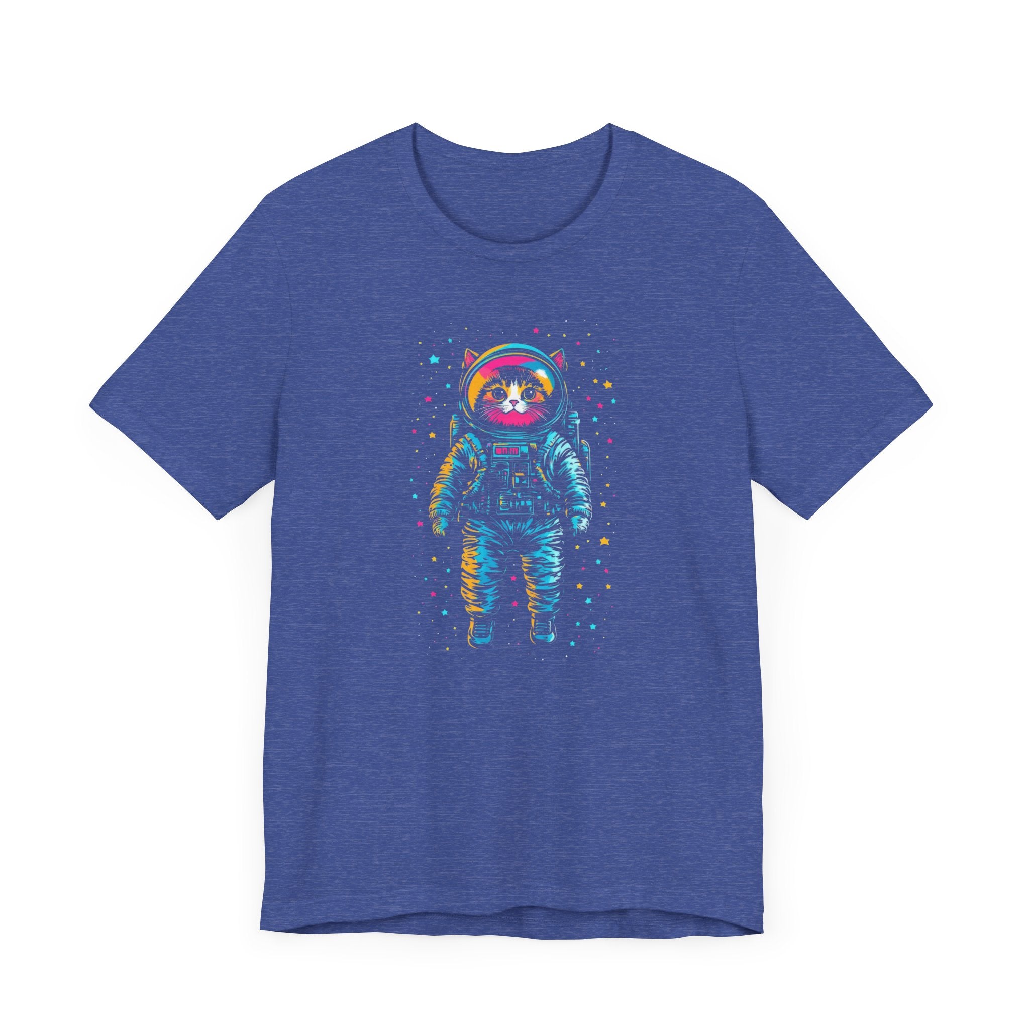 Neon Cosmic Catstronaut T-Shirt