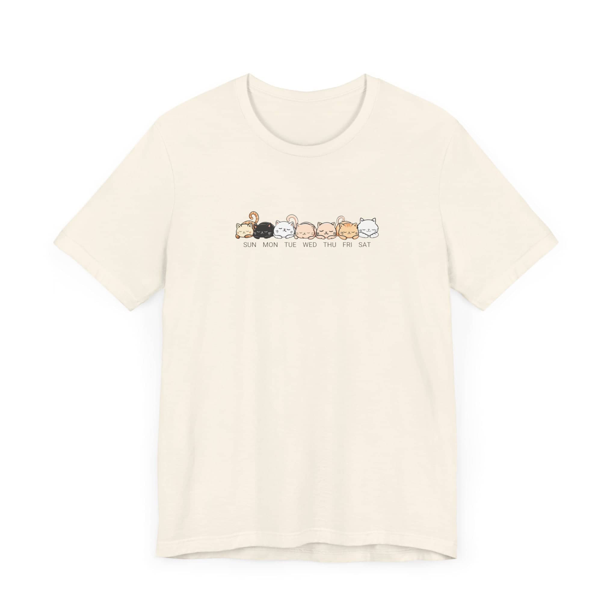 Weekly Cat Faces T-Shirt