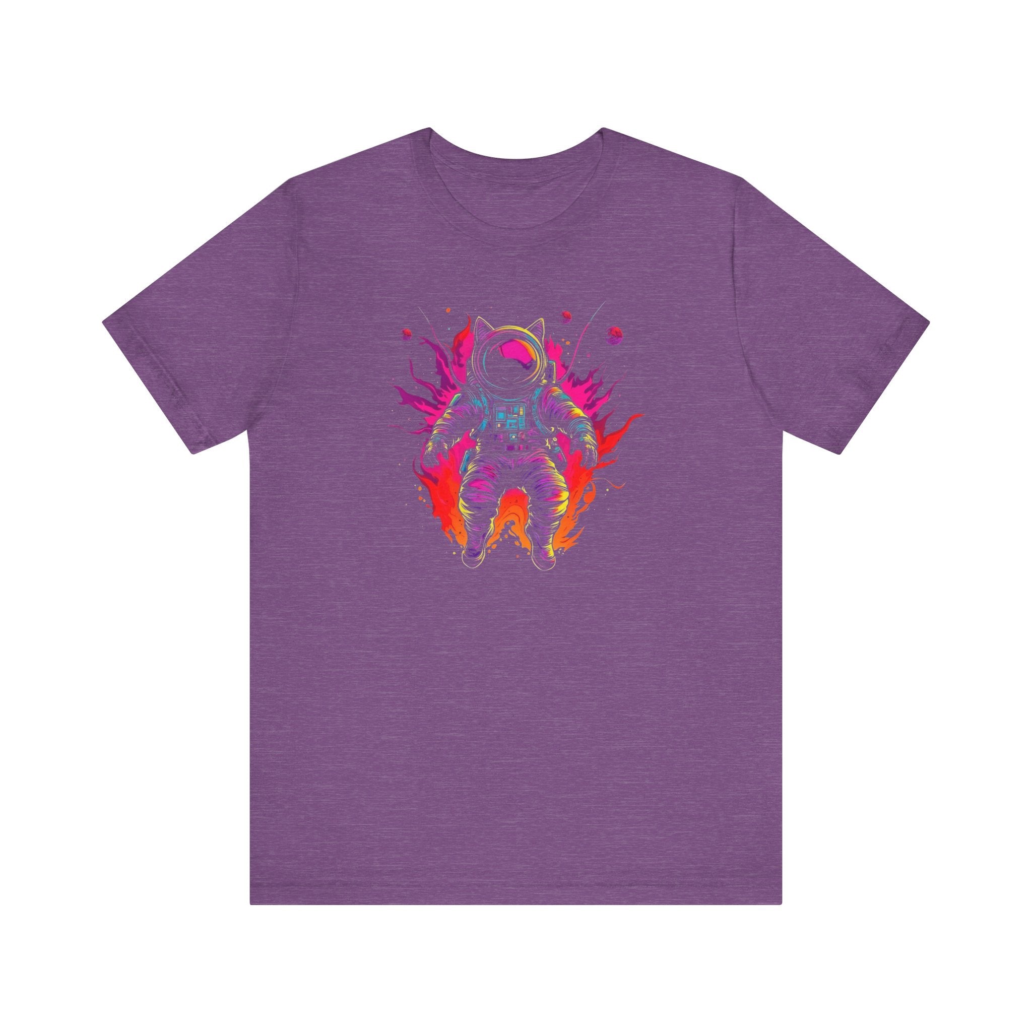 Neon Astronaut Cat T-Shirt
