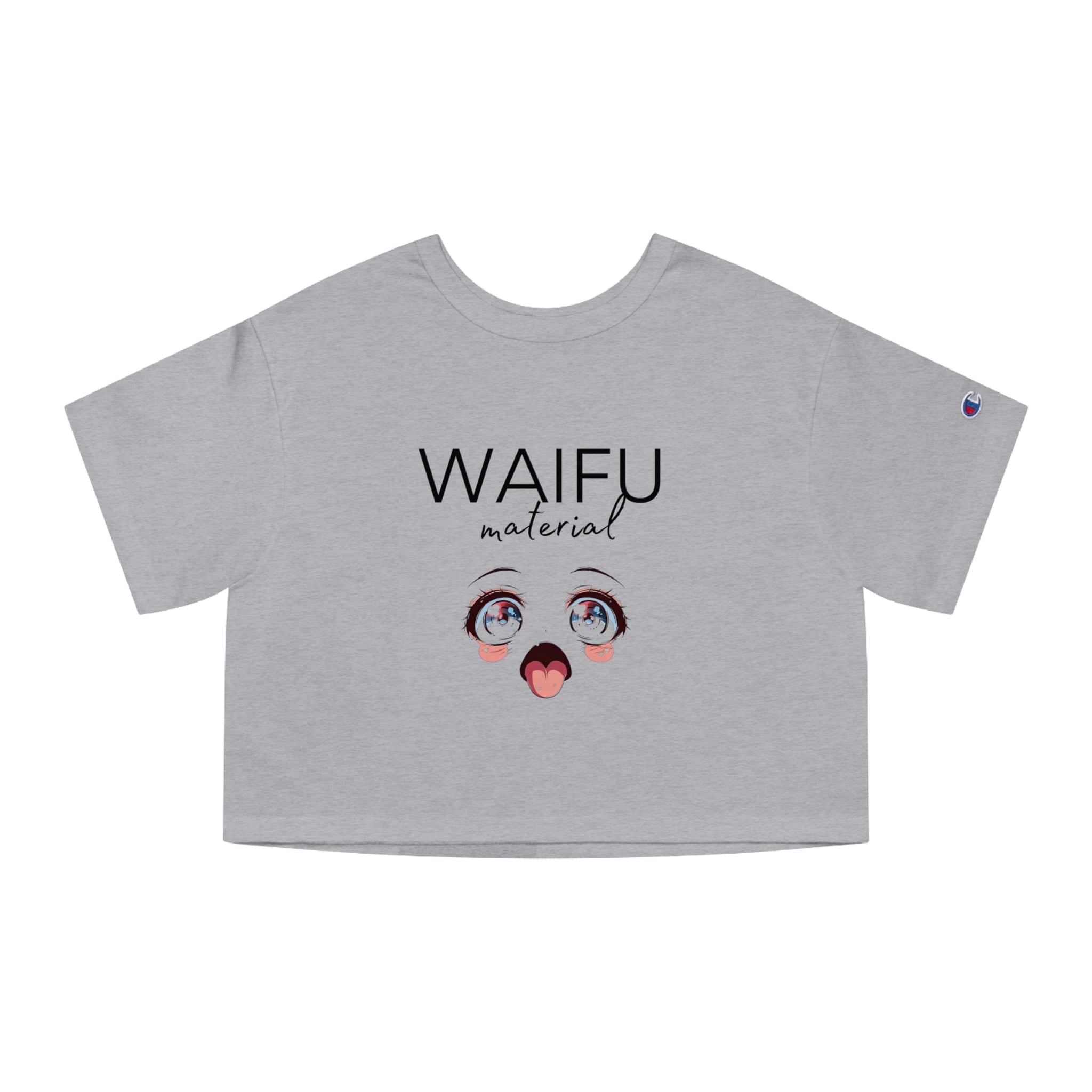 Anime Eyes Waifu Champion Women's Heritage Cropped T-Shirt