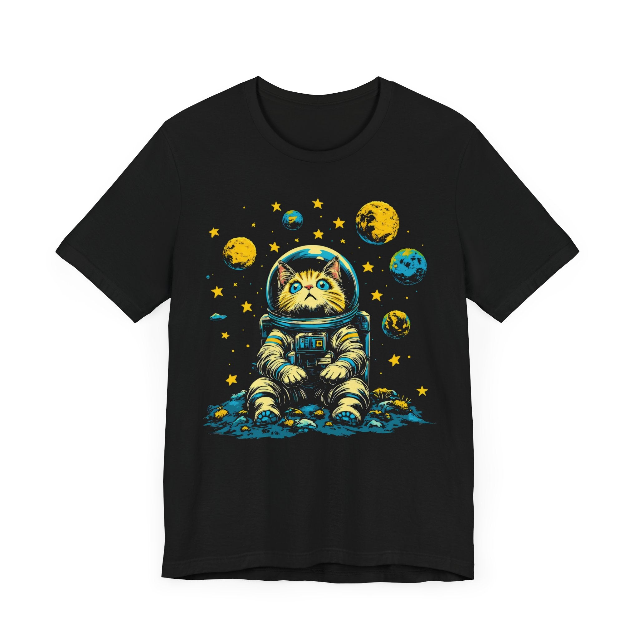 Cosmic Cat Astronaut T-Shirt