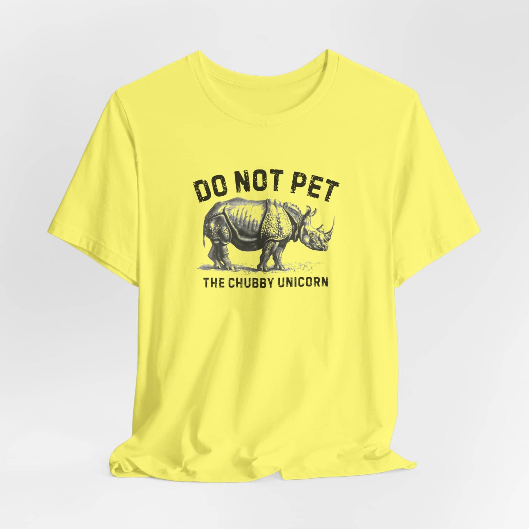 Do Not Pet The Chubby Unicorn Shirt Funny Rhino Lover Tee
