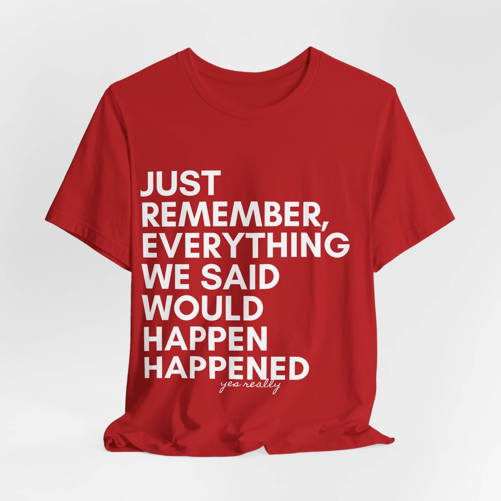 Predictive Proverbs Tee Top Centered Unisex Jersey Short Sleeve Tee