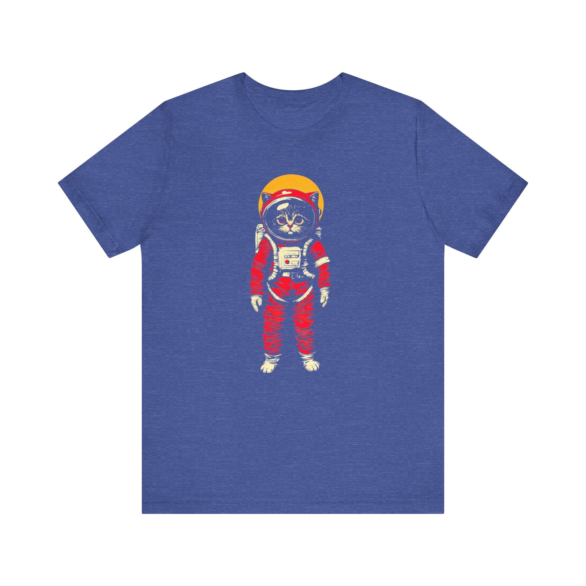 Sunset Cat Astronaut Graphic Tee