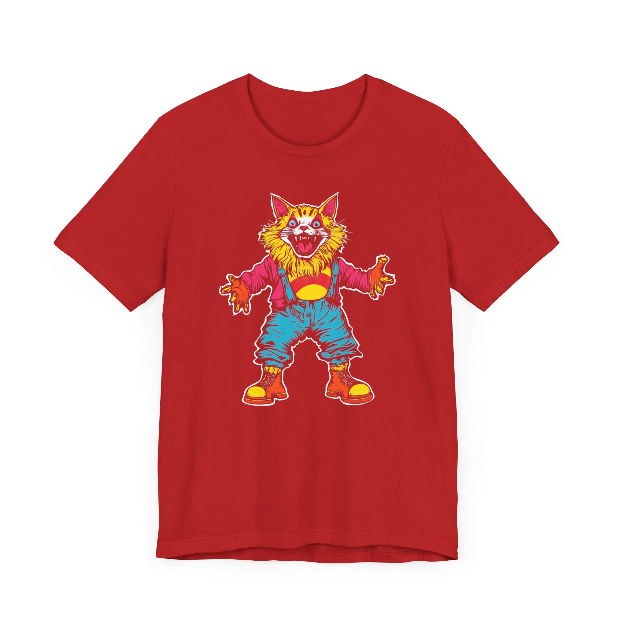 Colorful Clown Cat T-Shirt