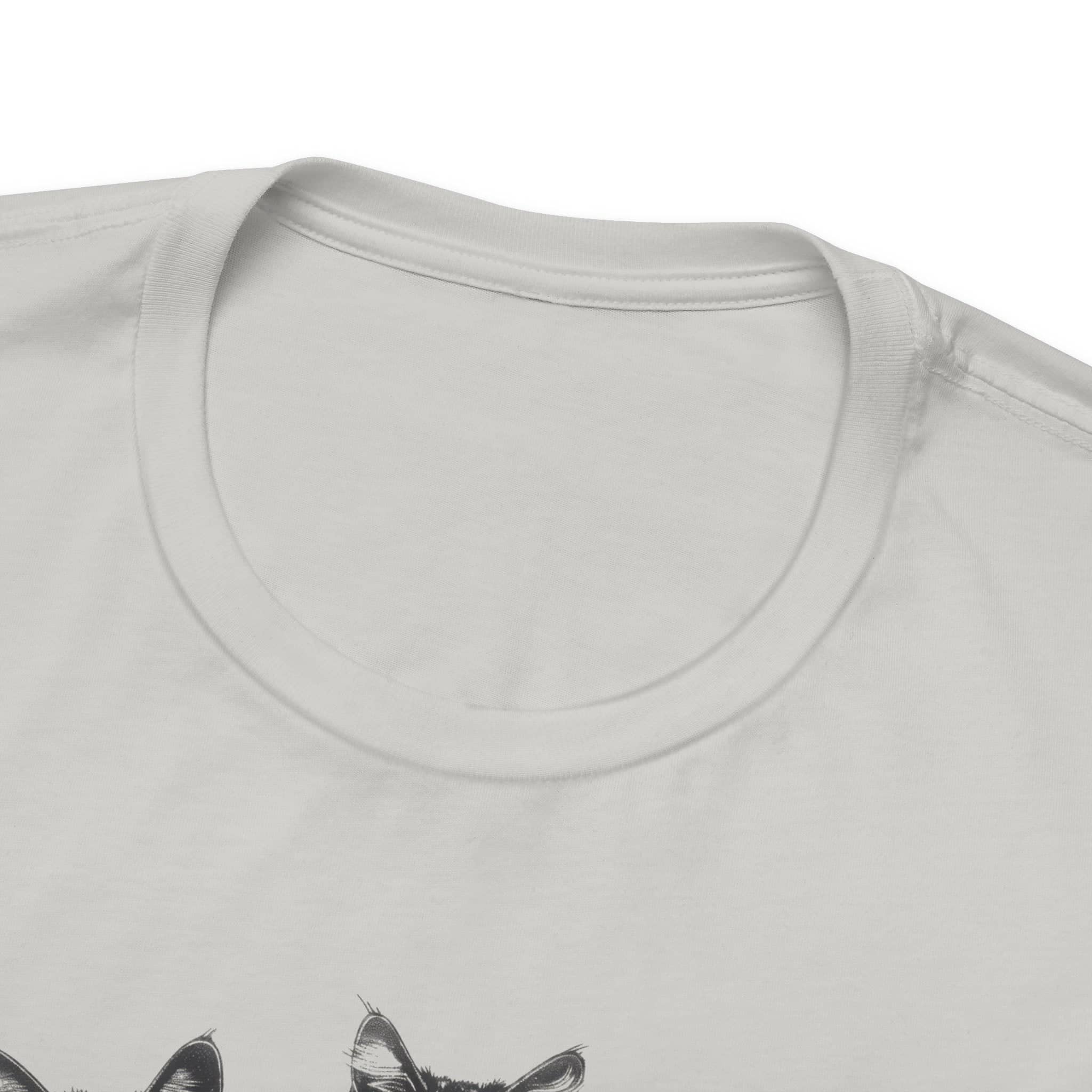 Cat Gang Shirt Funny Cat Lover Unisex Jersey Short Sleeve Tee