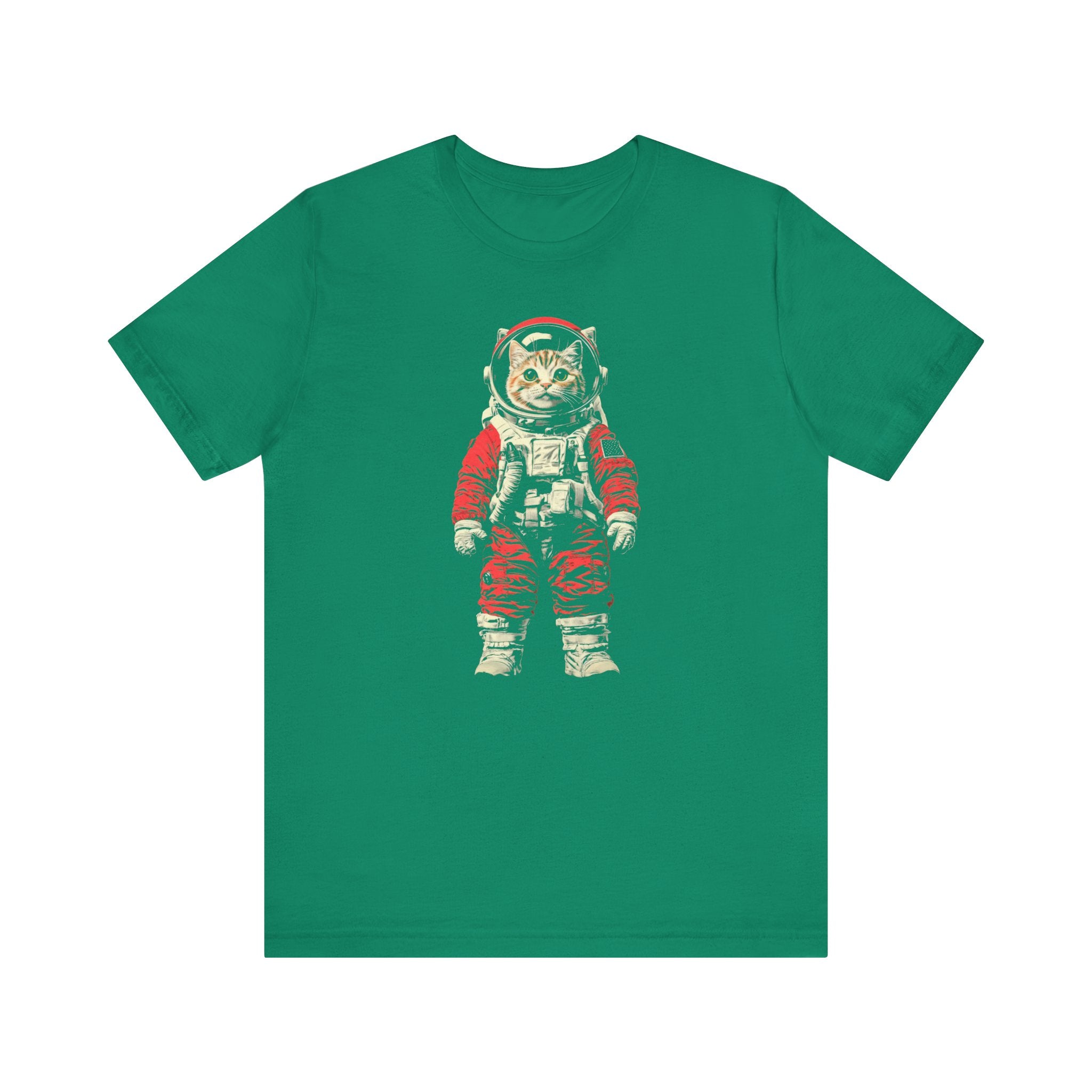Adventurous Cat Astronaut Graphic Tee