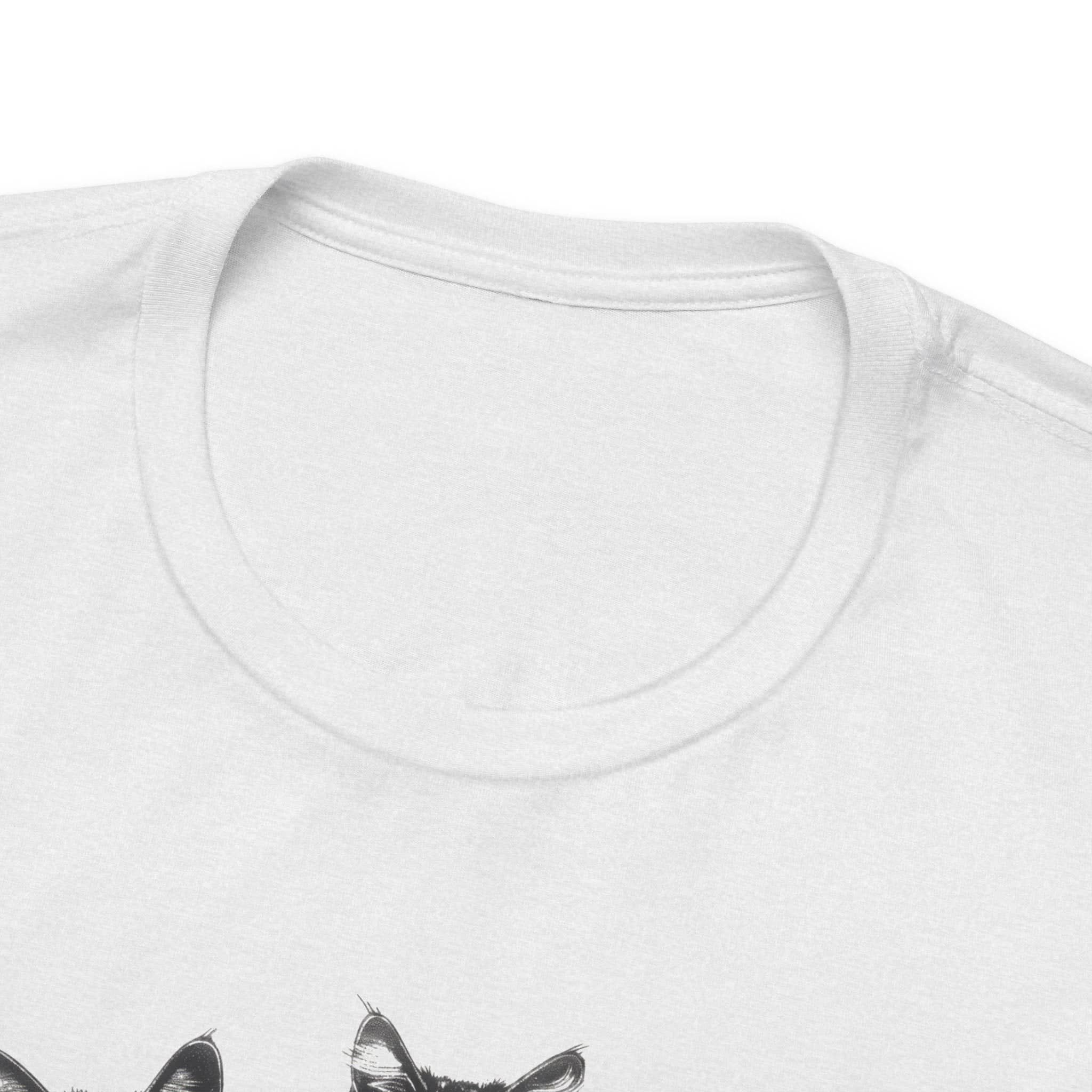 Cat Gang Shirt Funny Cat Lover Unisex Jersey Short Sleeve Tee
