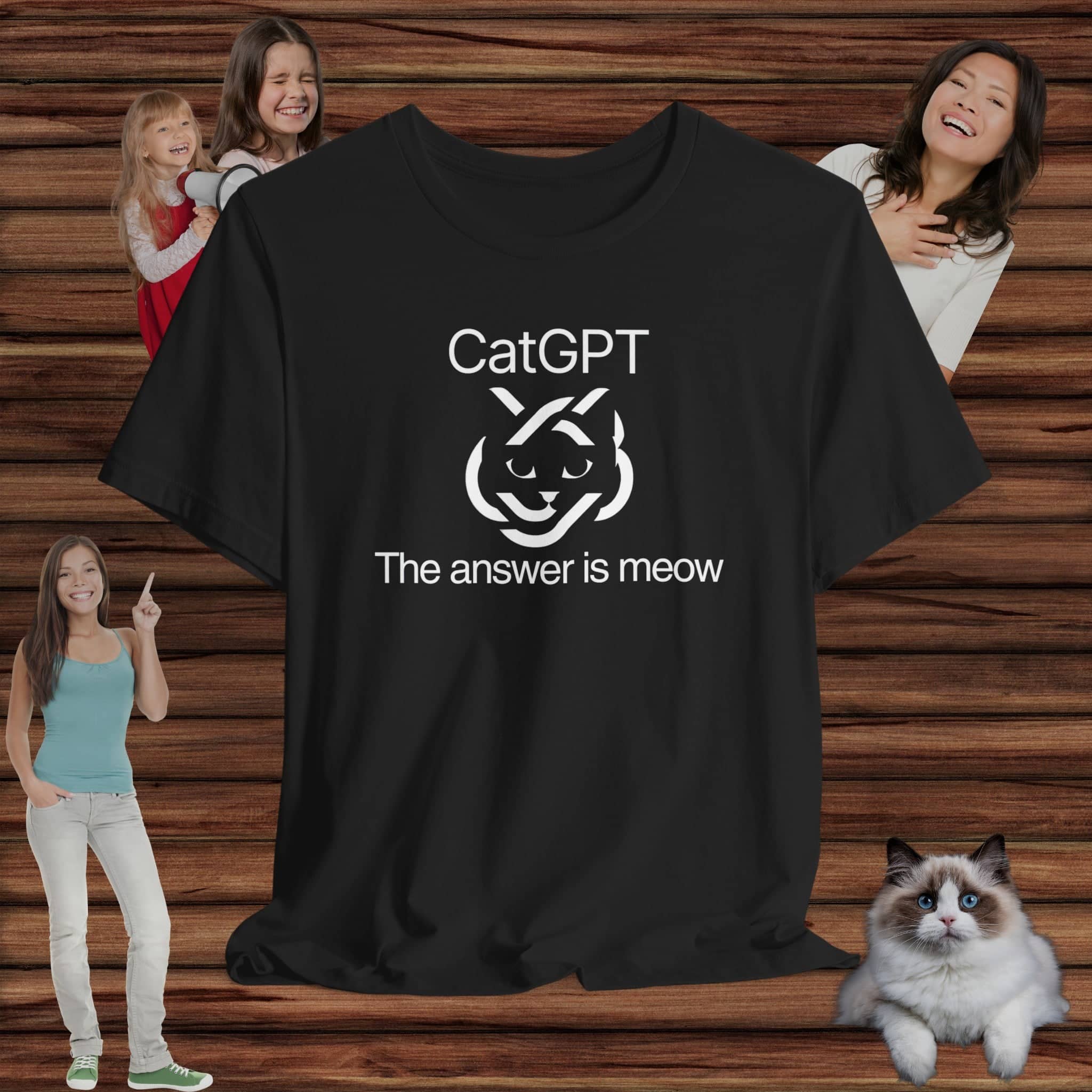 CatGPT Meow T-Shirt