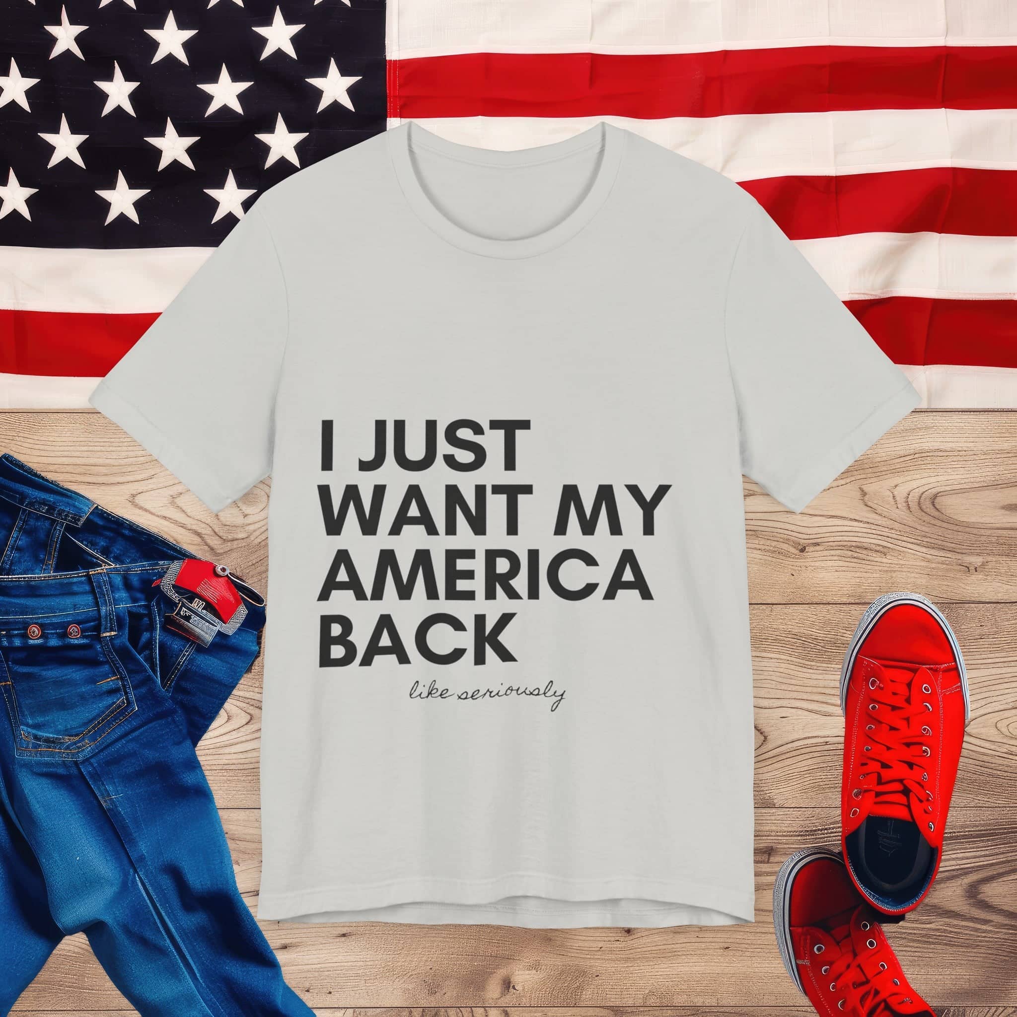 Vintage America Love Tee Unisex Jersey Short Sleeve Tee