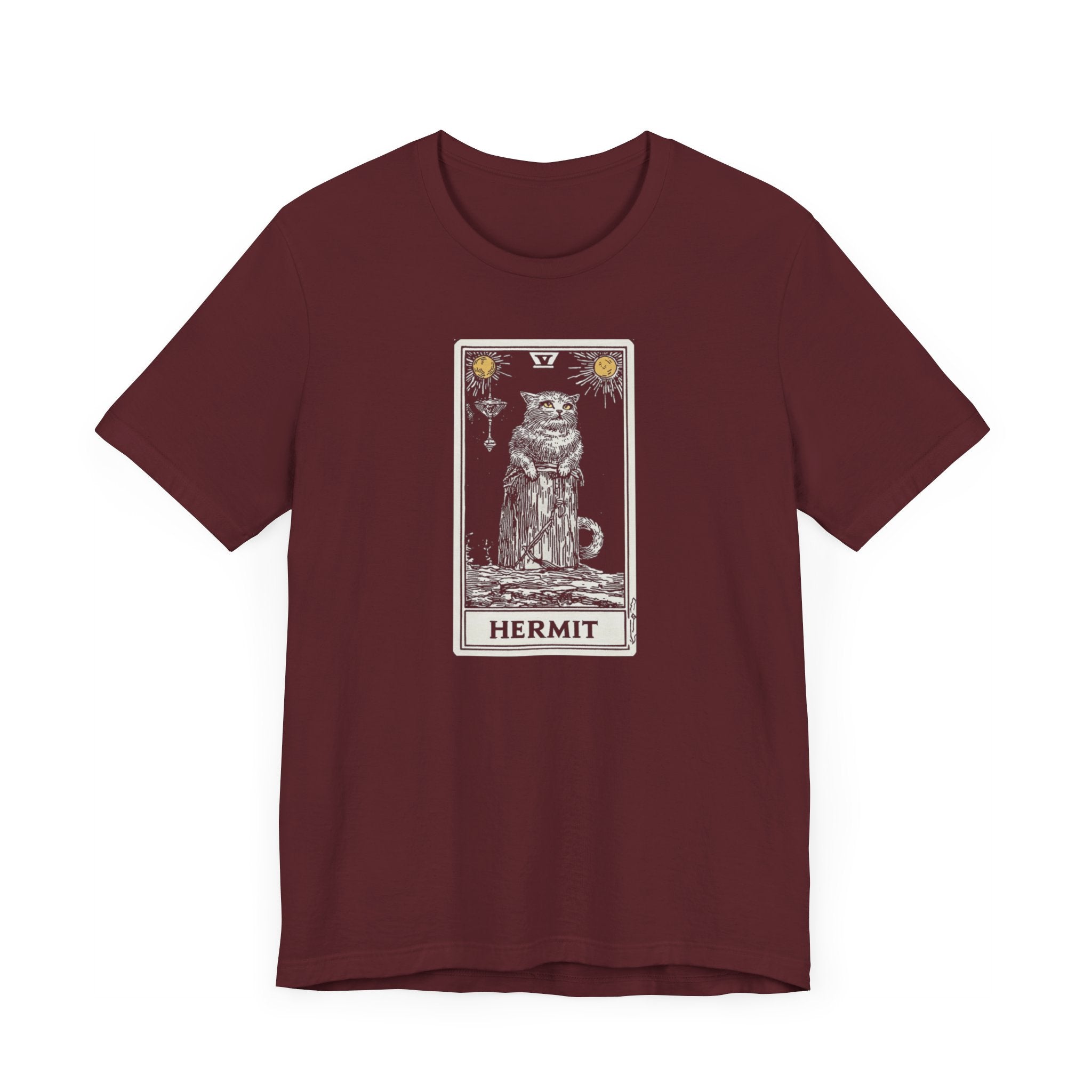 Hermit Tarot Cat T-Shirt