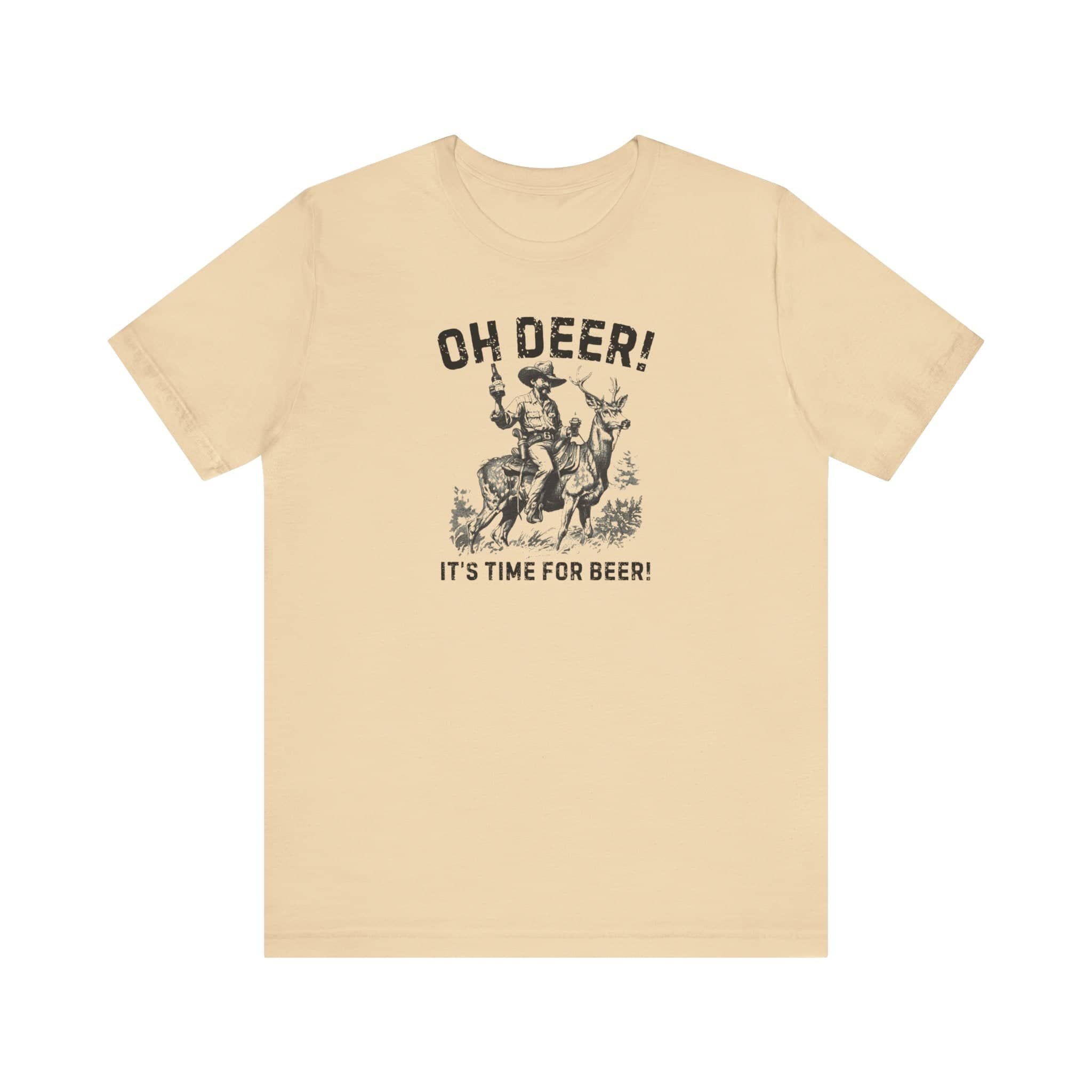 Oh Deer Its Time For Beer Shirt Funny Drinking Tee