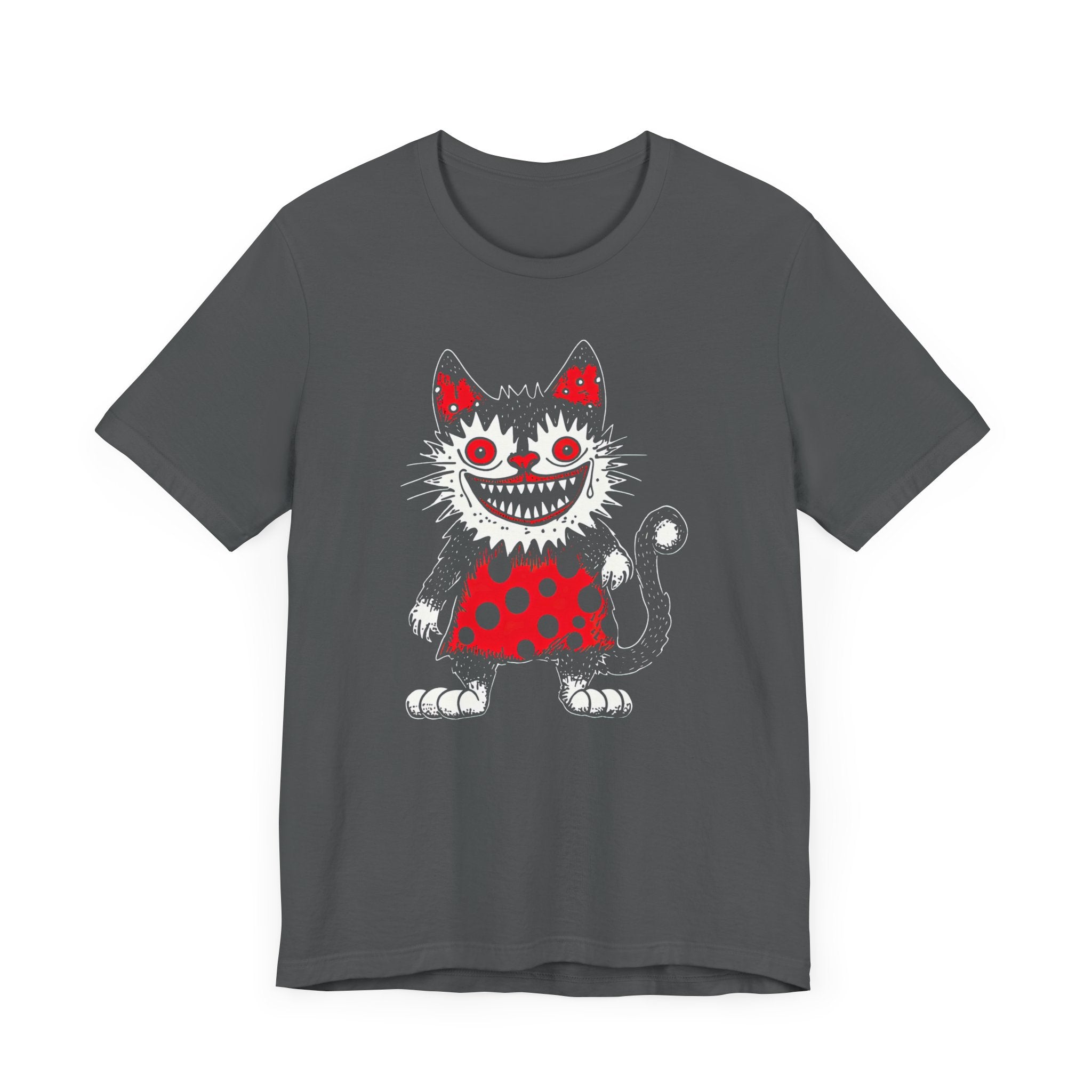 Creepy Polka Dot Cat T-Shirt