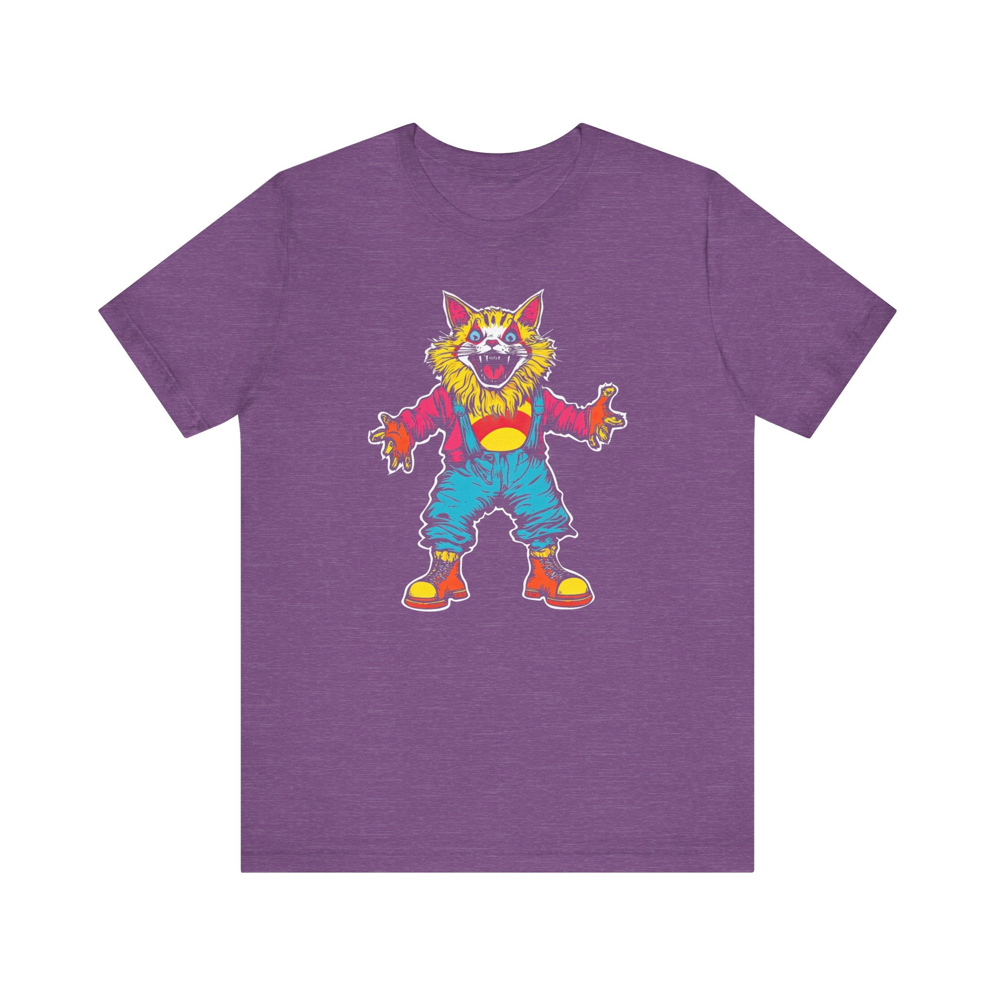 Colorful Clown Cat T-Shirt
