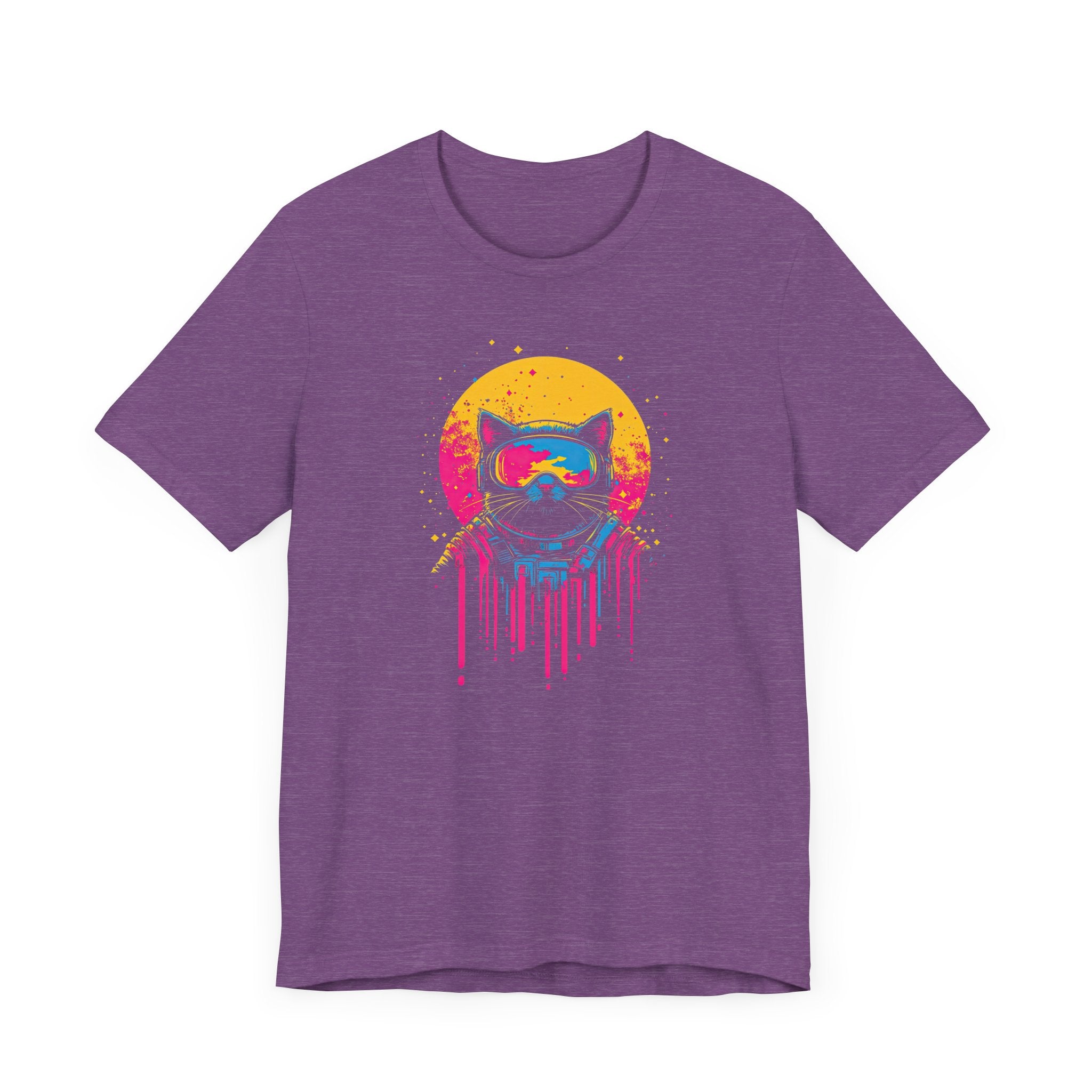 Retro Futuristic Cat T-Shirt
