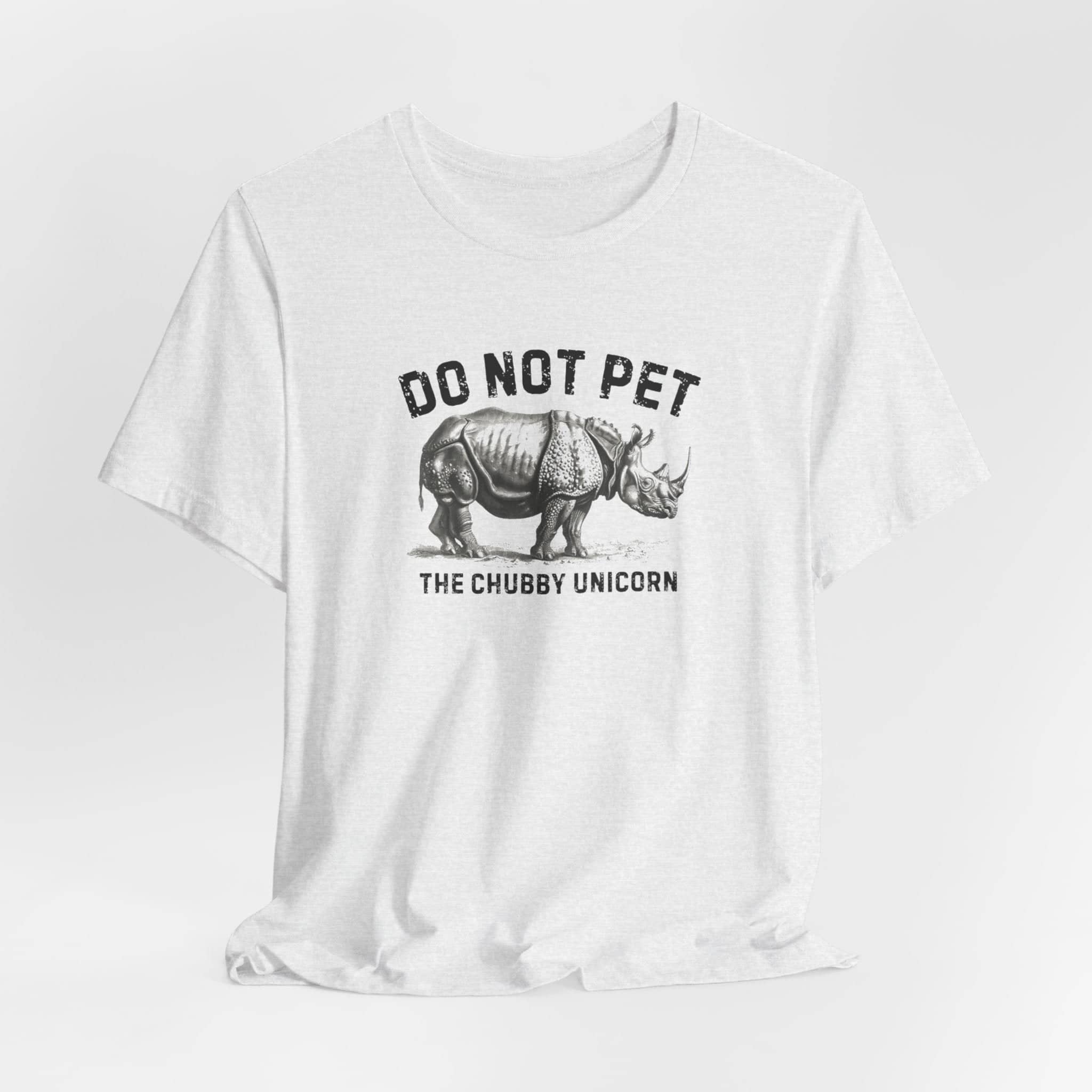 Do Not Pet The Chubby Unicorn Shirt Funny Rhino Lover Tee