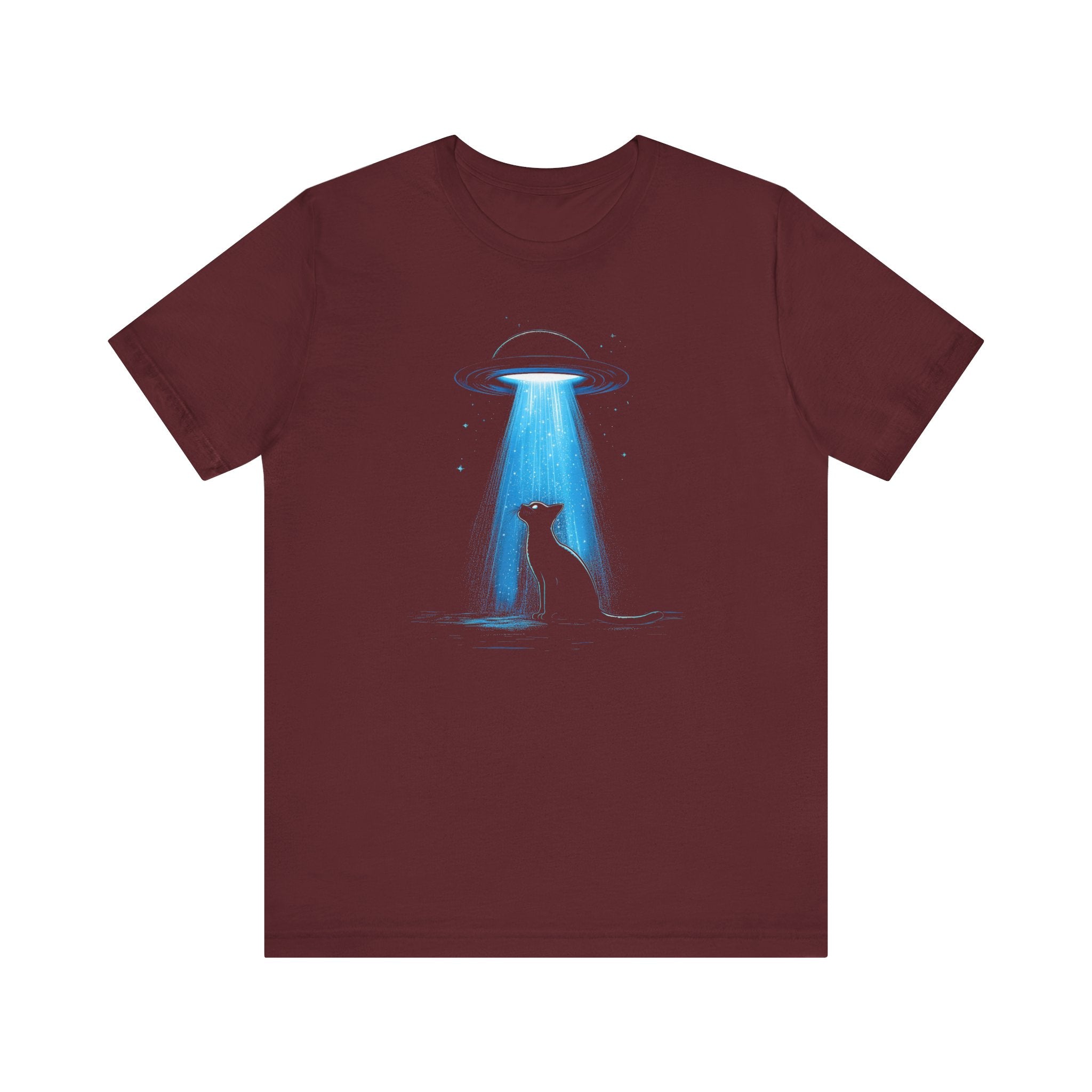 Alien Abduction Cat T-Shirt