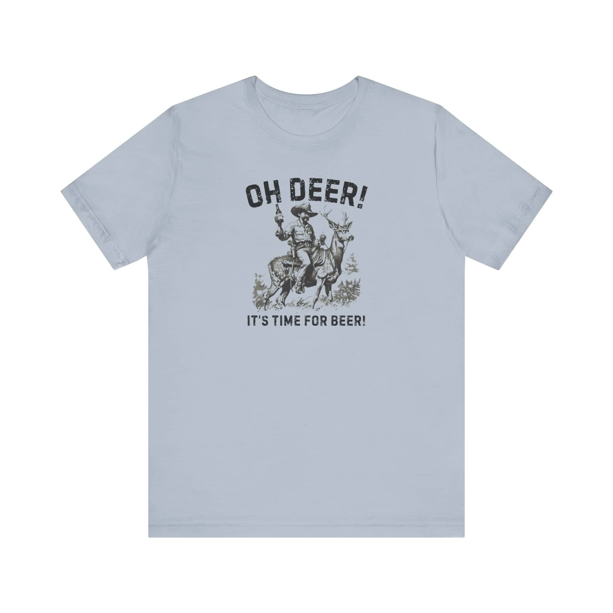 Oh Deer Its Time For Beer Shirt Funny Drinking Tee