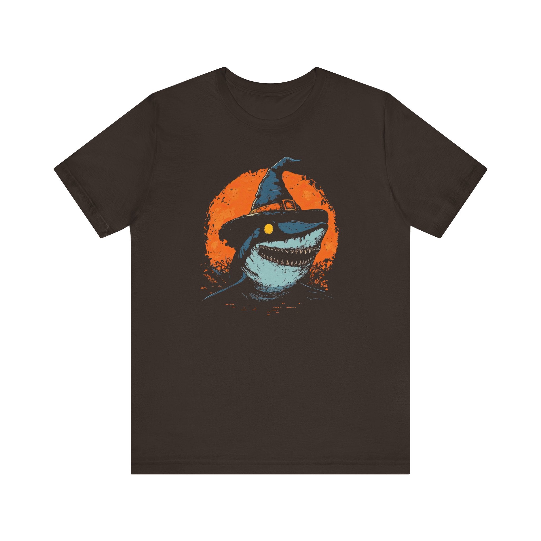 Halloween Shark T-Shirt Spooky Witch Shark Tee