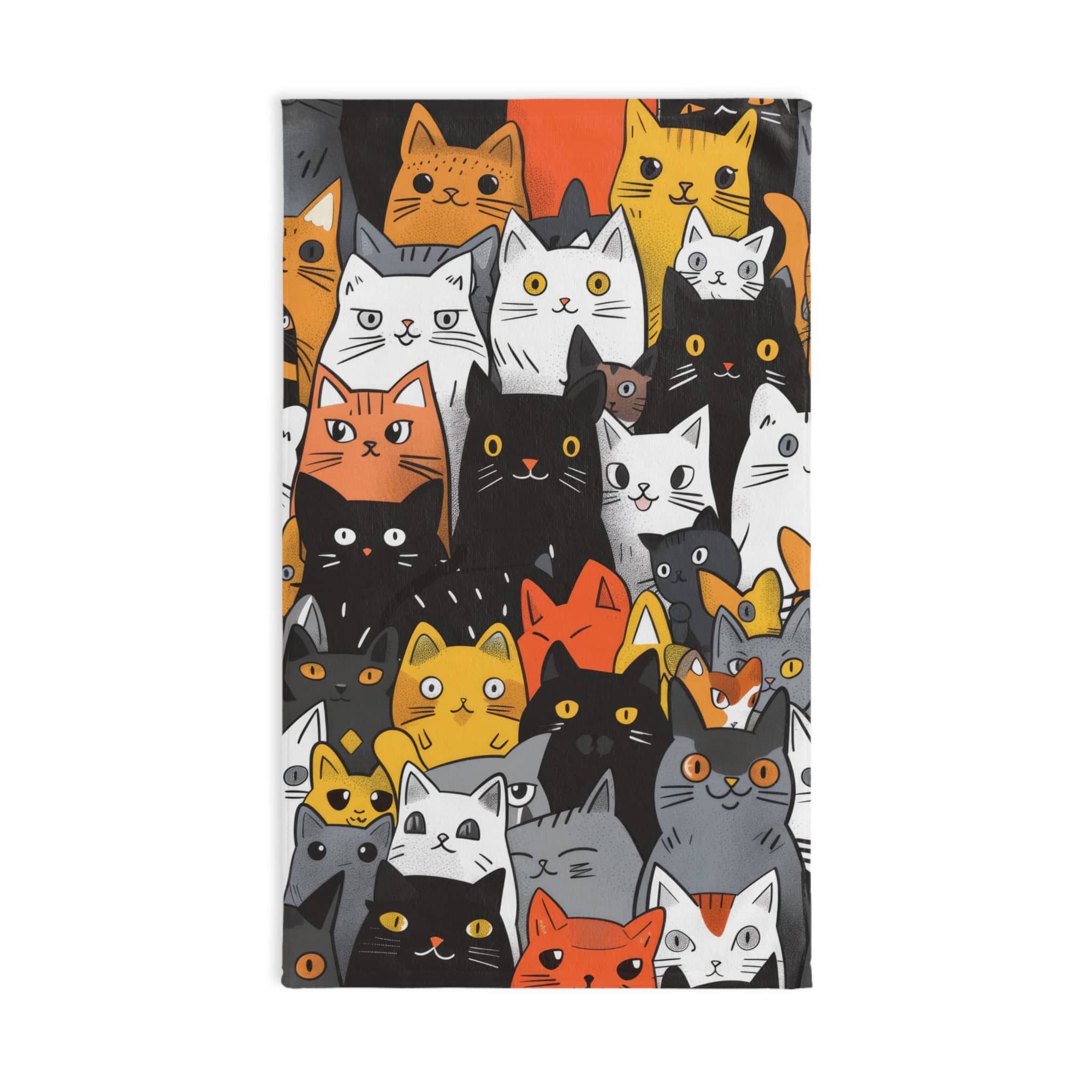 Assorted Cats Hand Towel