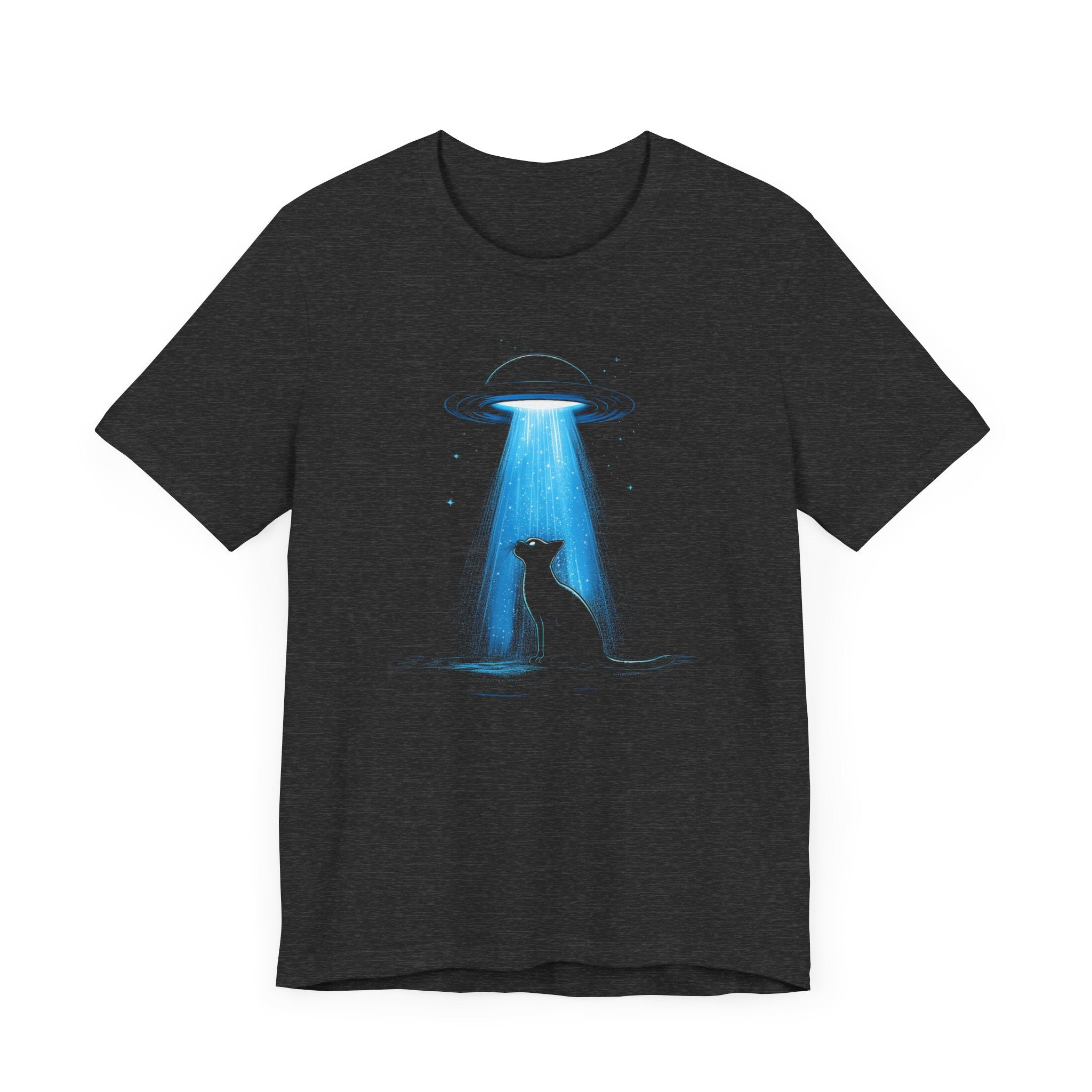 Alien Abduction Cat T-Shirt