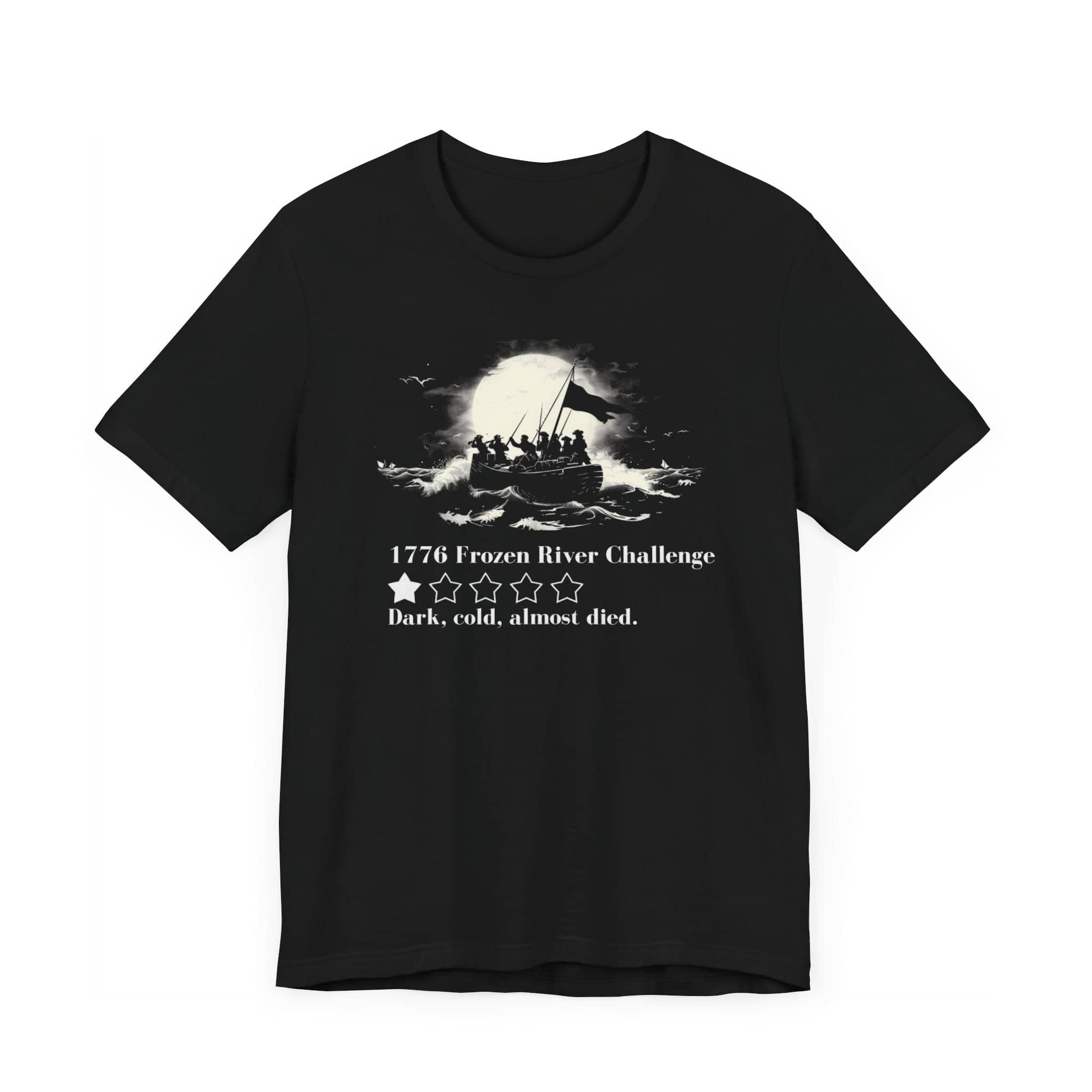 1776 Frozen River Challenge Funny History T-Shirt