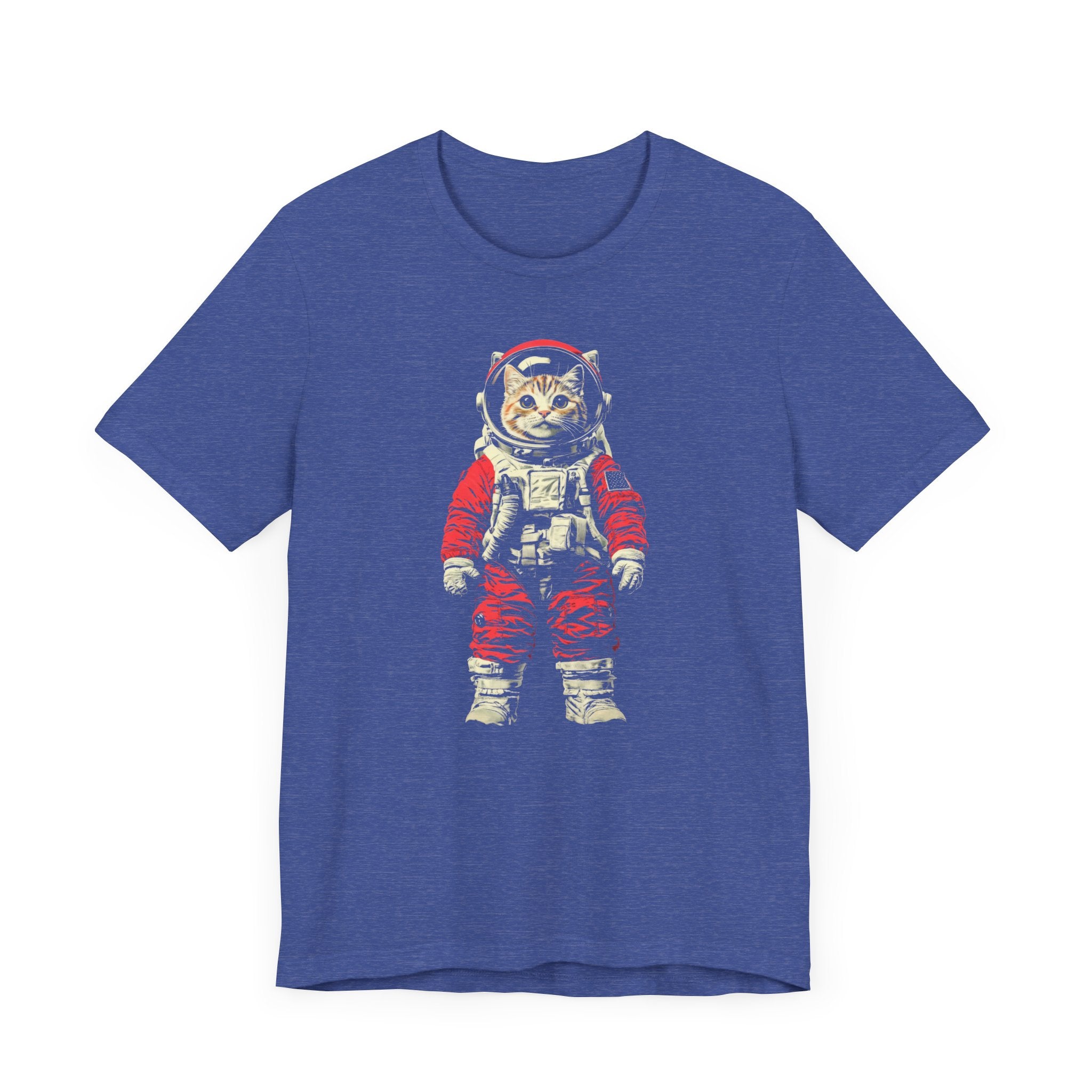 Adventurous Cat Astronaut Graphic Tee