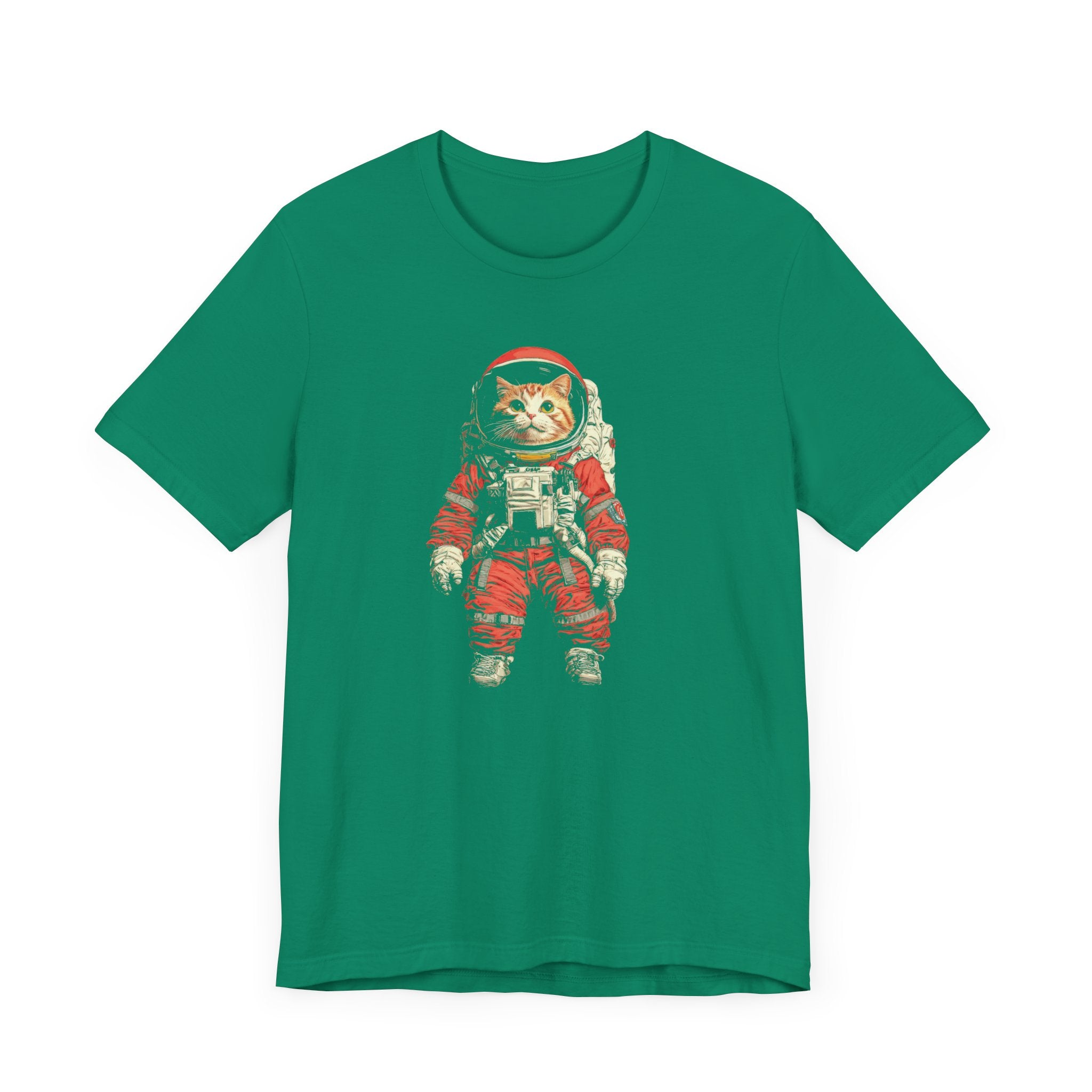 Courageous Cat Astronaut Graphic Tee