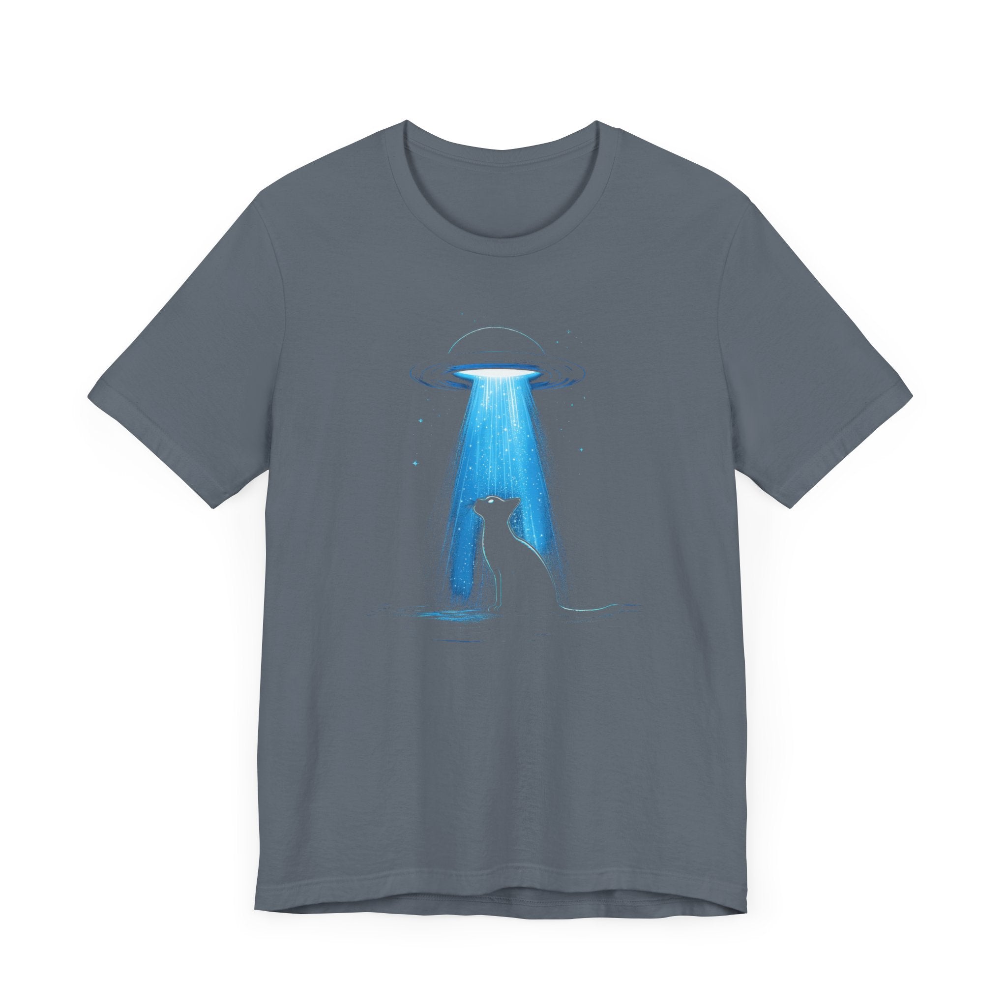 Alien Abduction Cat T-Shirt