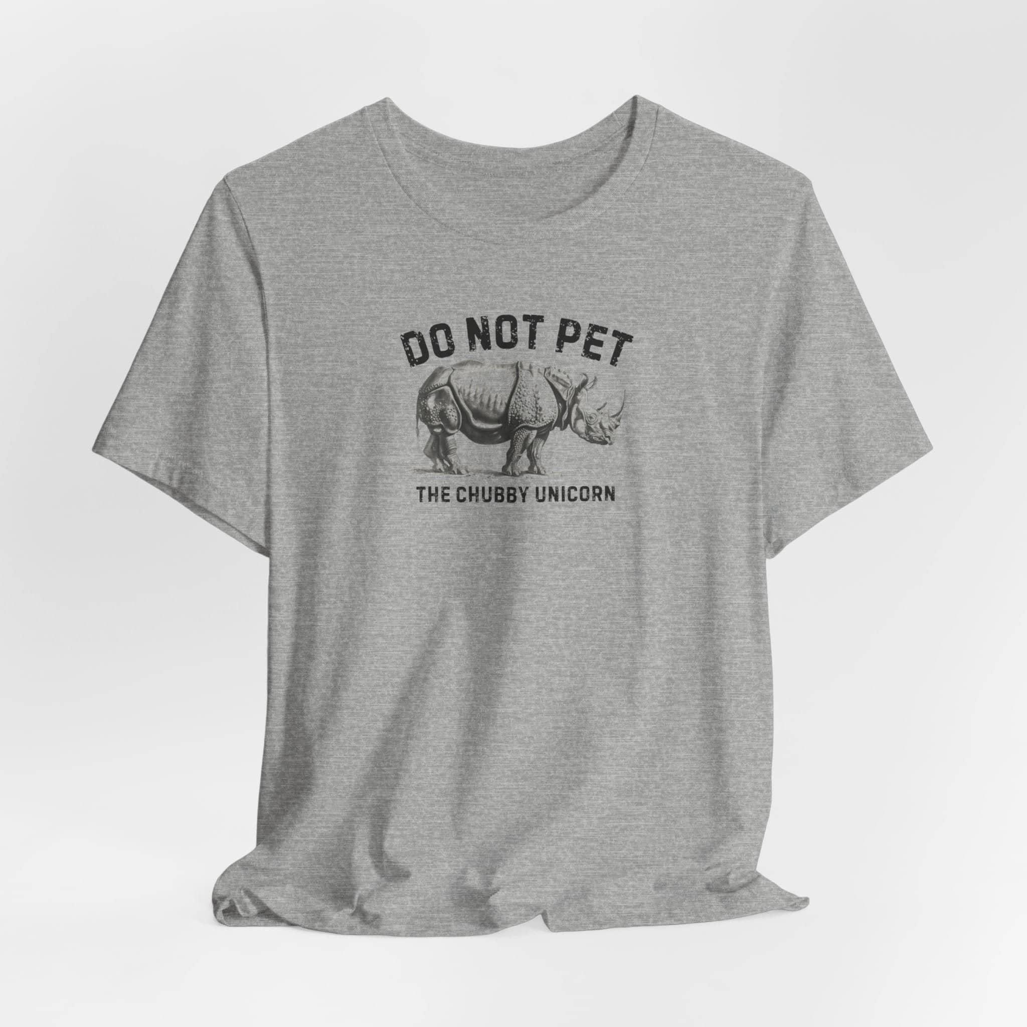 Do Not Pet The Chubby Unicorn Shirt Funny Rhino Lover Tee (XS to 5XL Edition)