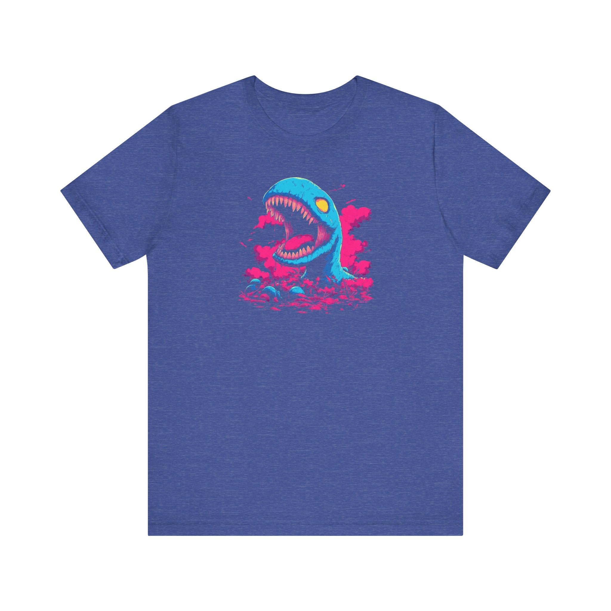 Neon Dino Roar Graphic Tee