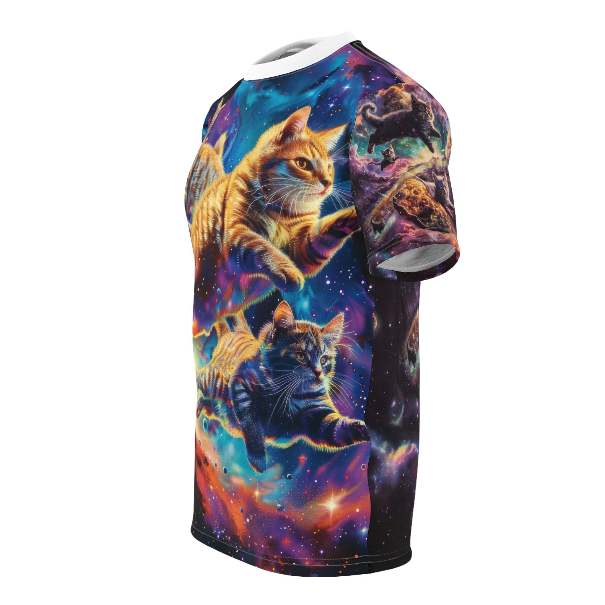 Space Taco Cat  Defenders of the Galaxy Unisex Cut & Sew Tee (AOP)