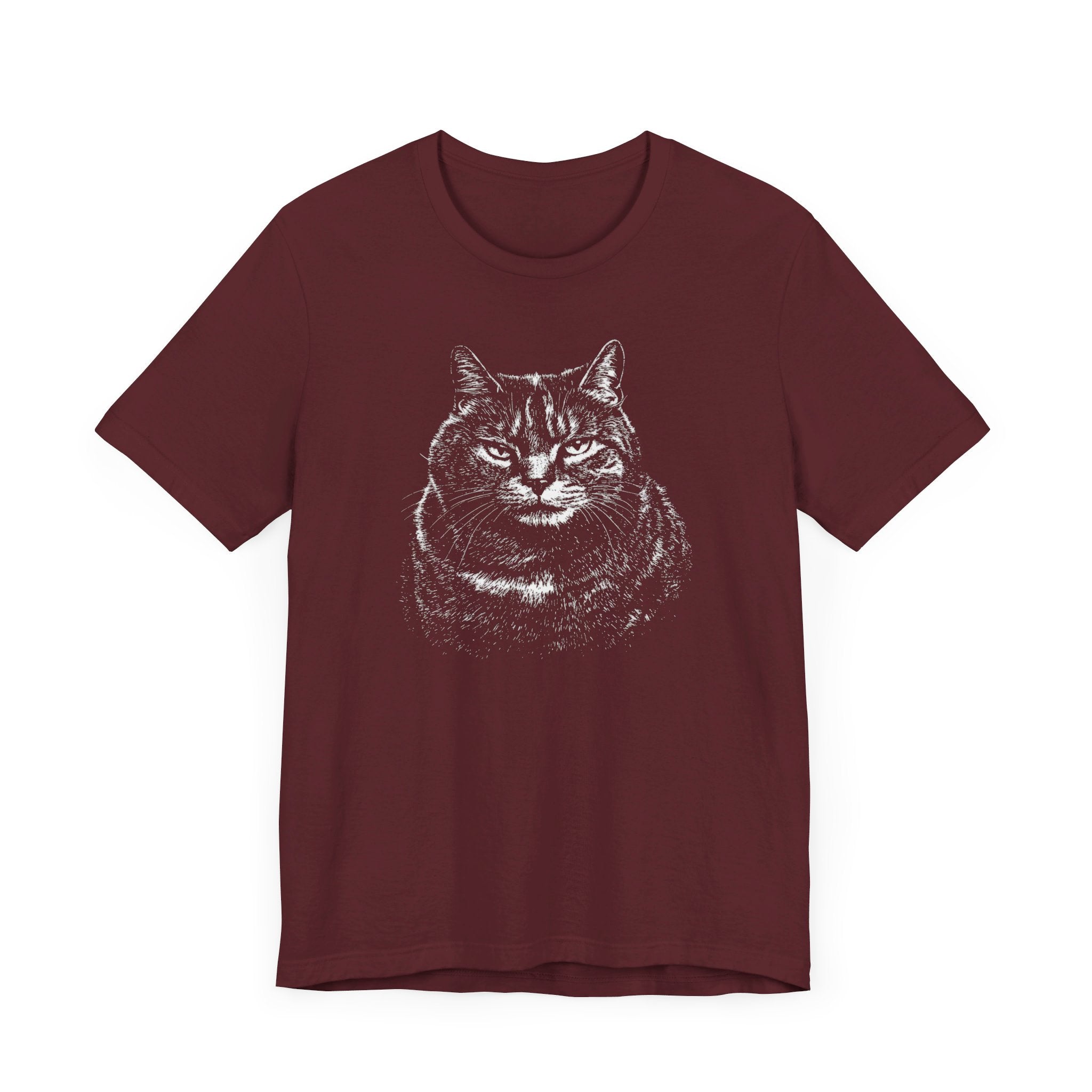 Grumpy Cat Face T-Shirt – Hilarious Cat Lover Tee
